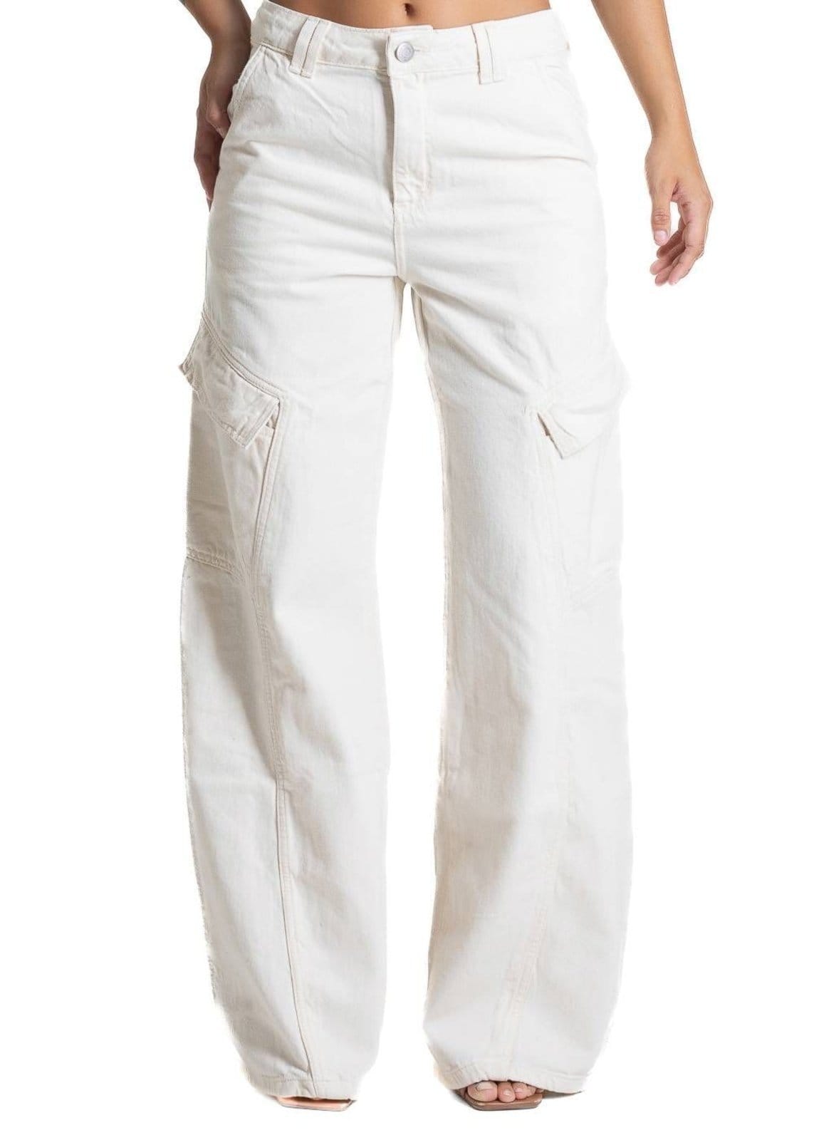 Calça Sarja Sawary Wide Leg - 281870