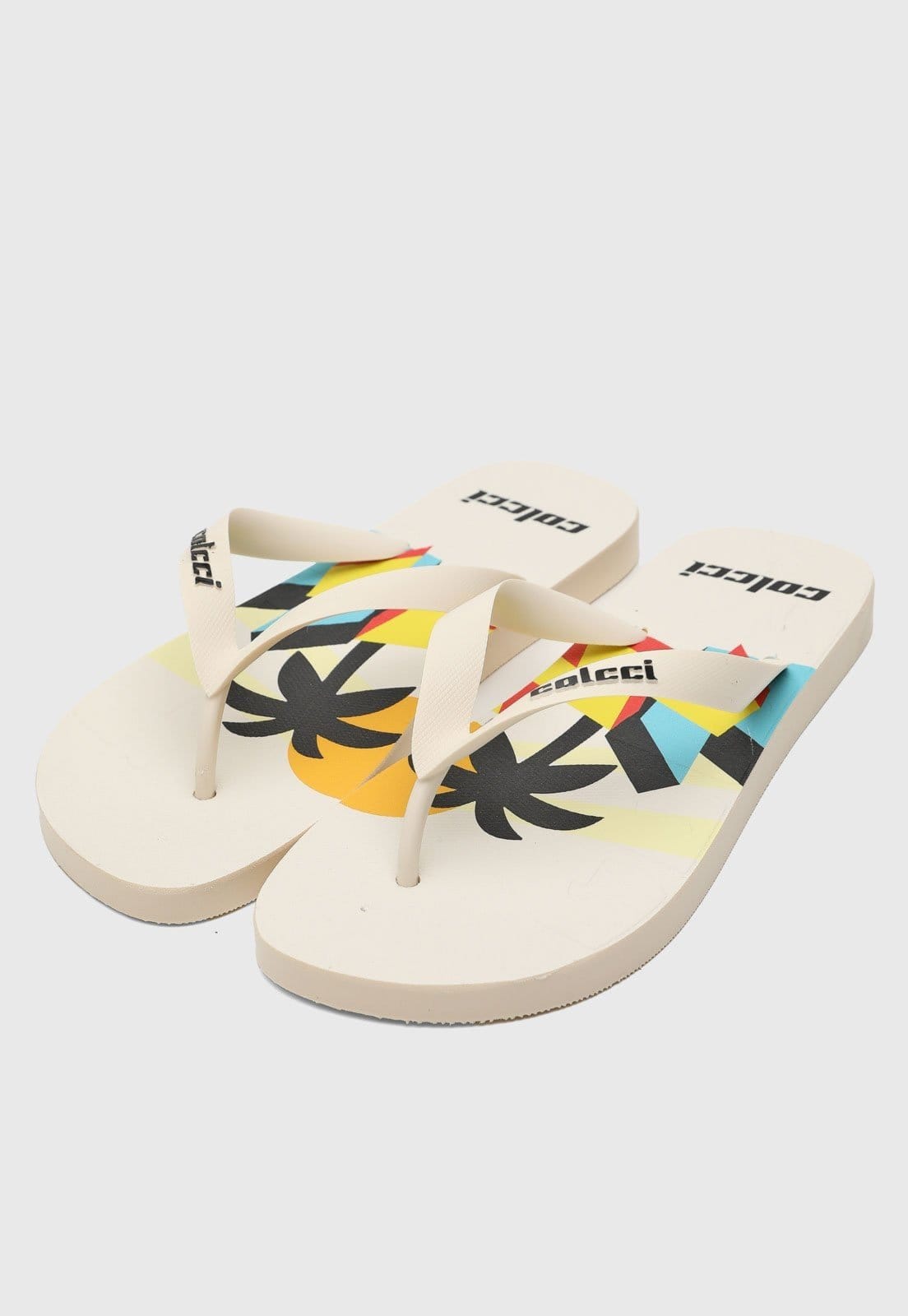 Vista 2 Chinelo Colcci Praia Off-White Colcci off-white white
