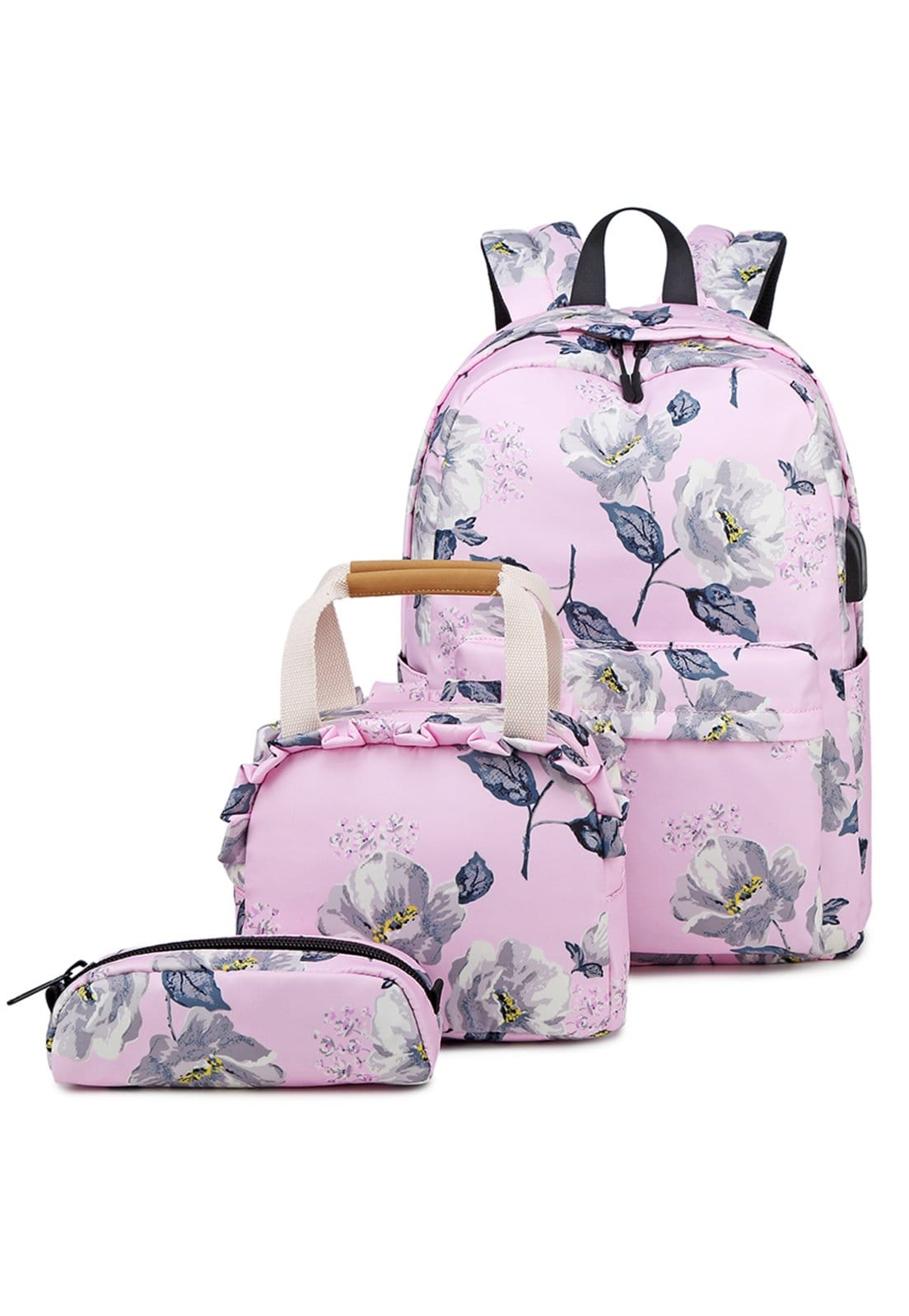 Mochila Guelph Feminina Dia a Dia Lancheira Térmica Estojo Resistente