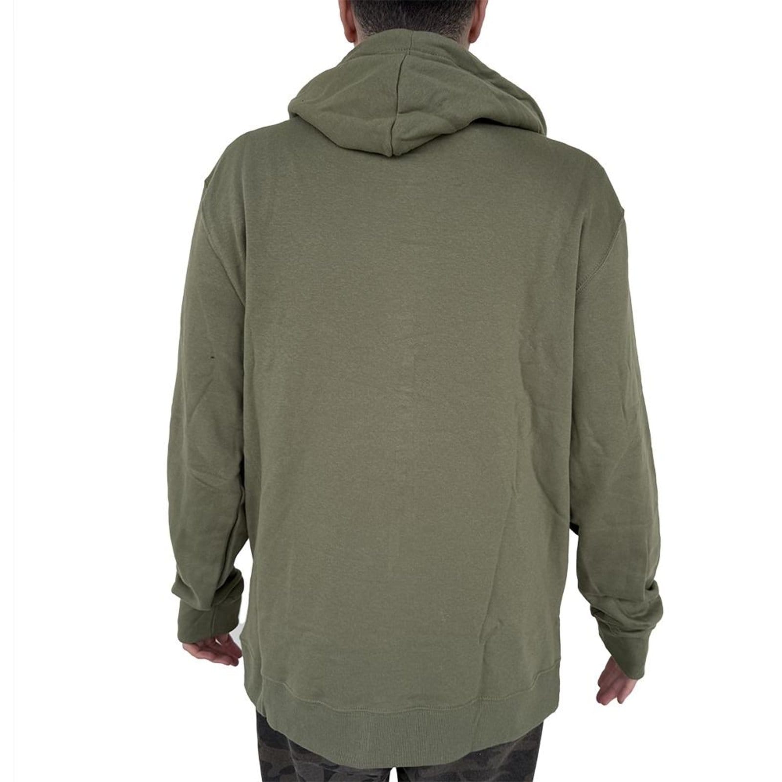 Vista 2 Moletom Hurley Aberto Puff Over WT25 Masculino Militar hurley verde