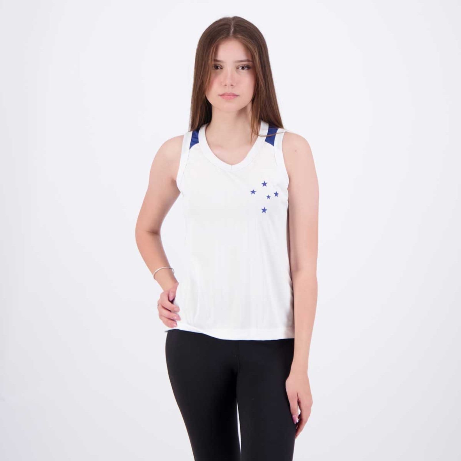 Regata Cruzeiro Tear Feminina Branca