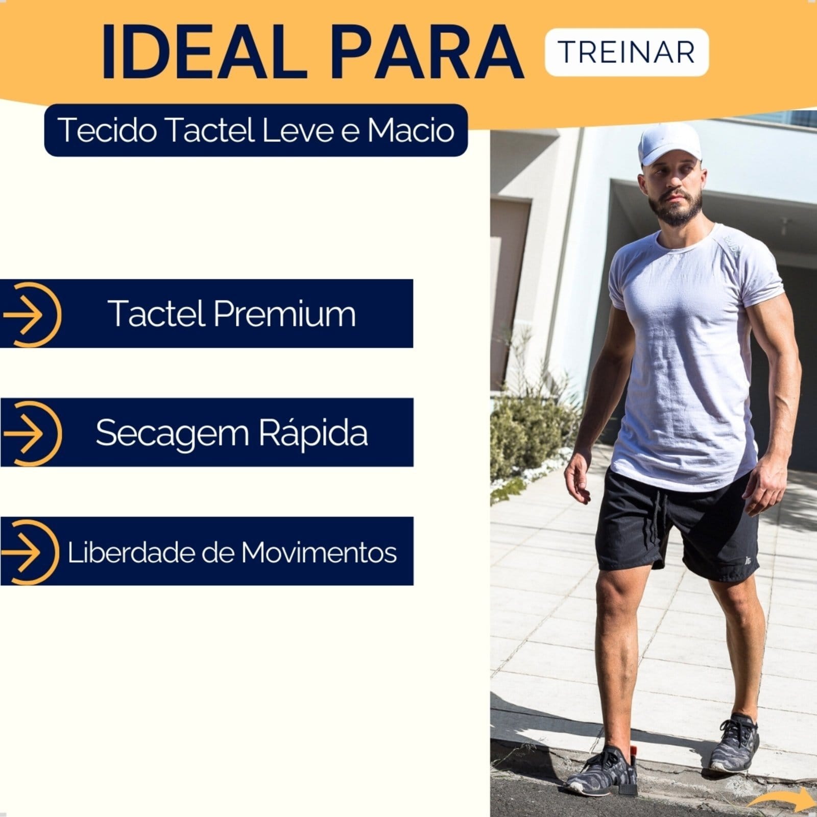 3 Short Curto Masculino Treino Academia Bermuda Tactel Premium Praia