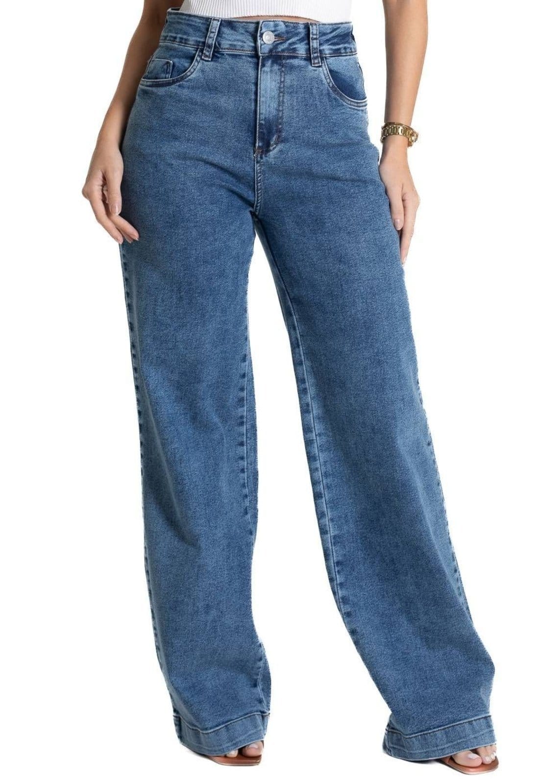 Calça Jeans Sawary Wide Leg - 281735