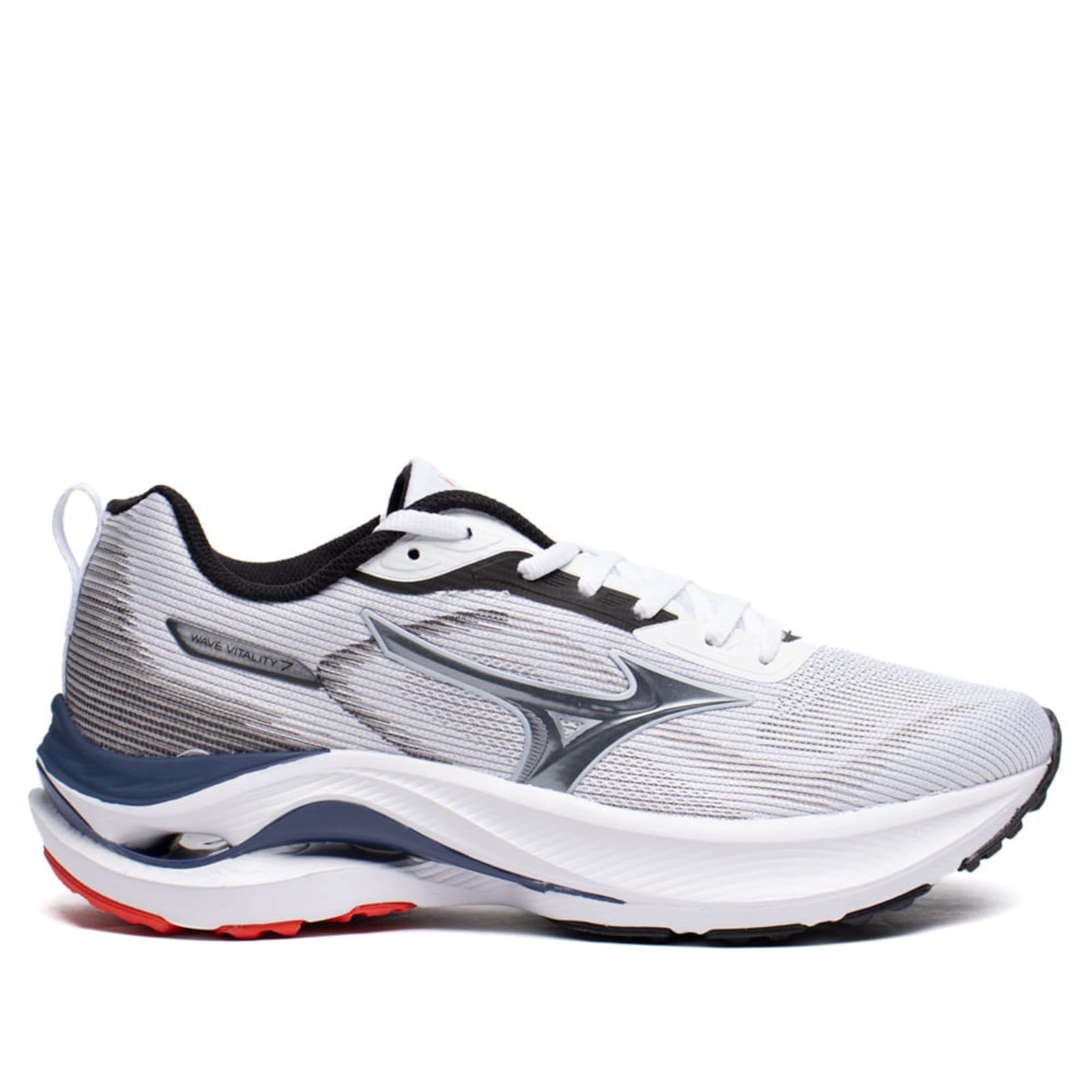 Tênis Masculino Mizuno Wave Vitality 7 Mesh Cinza