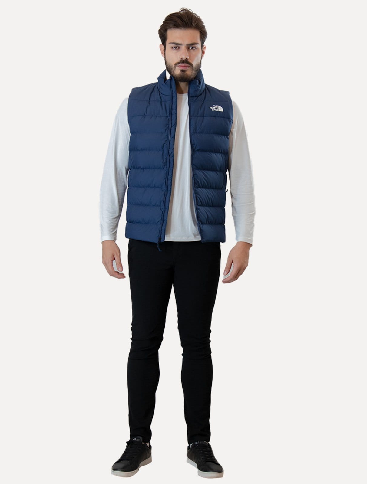 Vista 2 Colete The North Face Masculino Aconcágua III The North Face azul marinho