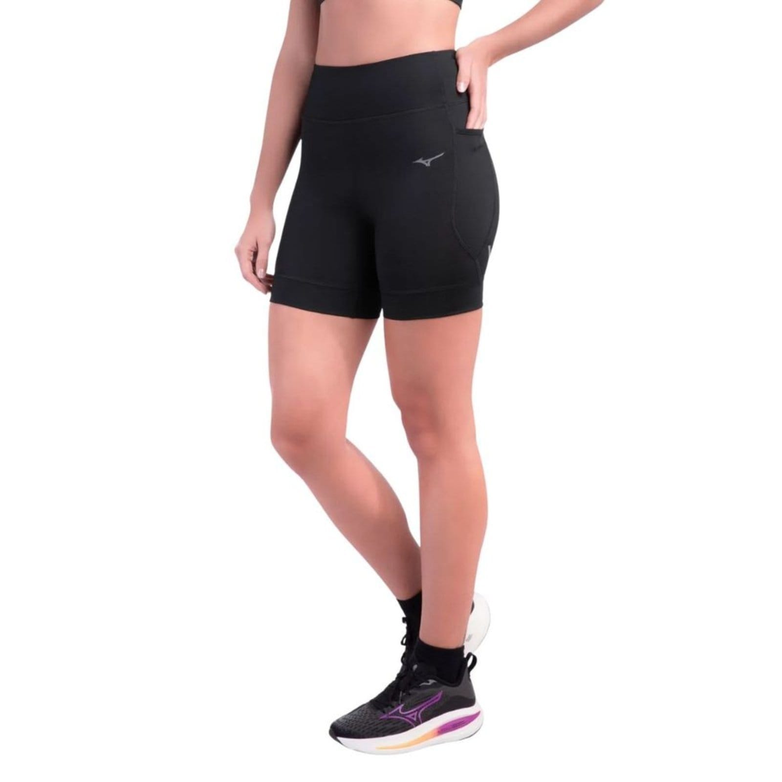 Vista 2 Bermuda De Corrida Feminino Mizuno Compress Mizuno preto