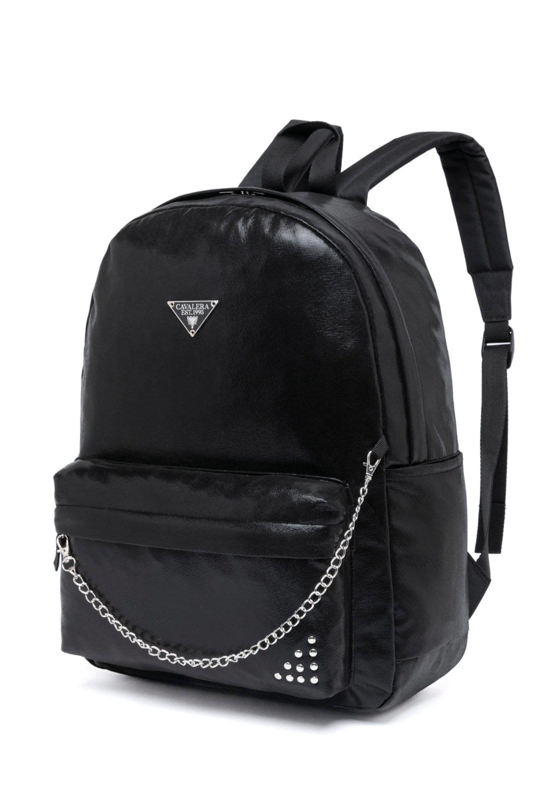 Vista 2 Mochila Cavalera Feminina Escolar Reforçada Cavalera preto