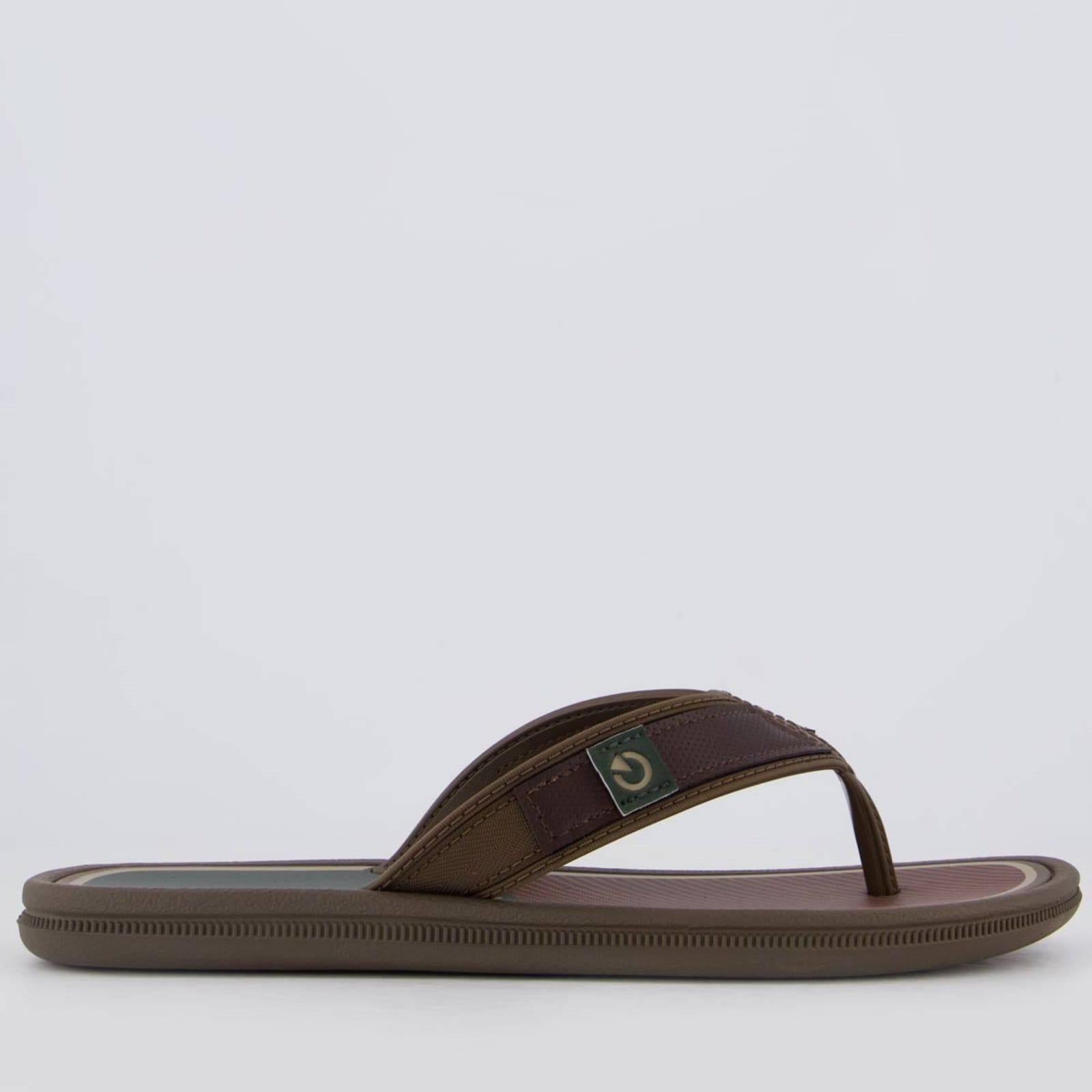 Vista 2 Chinelo Cartago Maiorca Essencial AD CARTAGO marrom