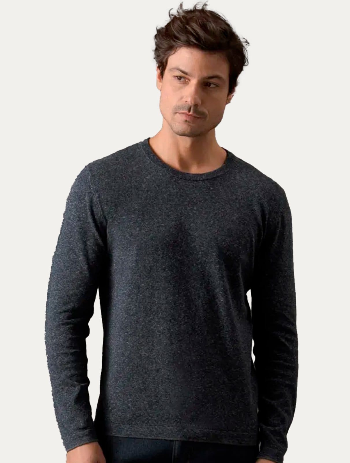 Suéter Calvin Klein Jeans Masculino Tricot Gola Careca com Logo - 2