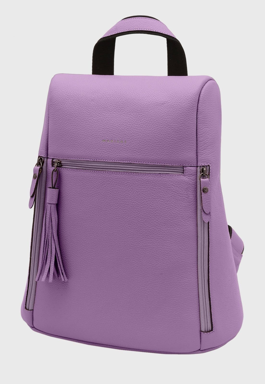 Mochila de Couro Mariart Dália Violeta