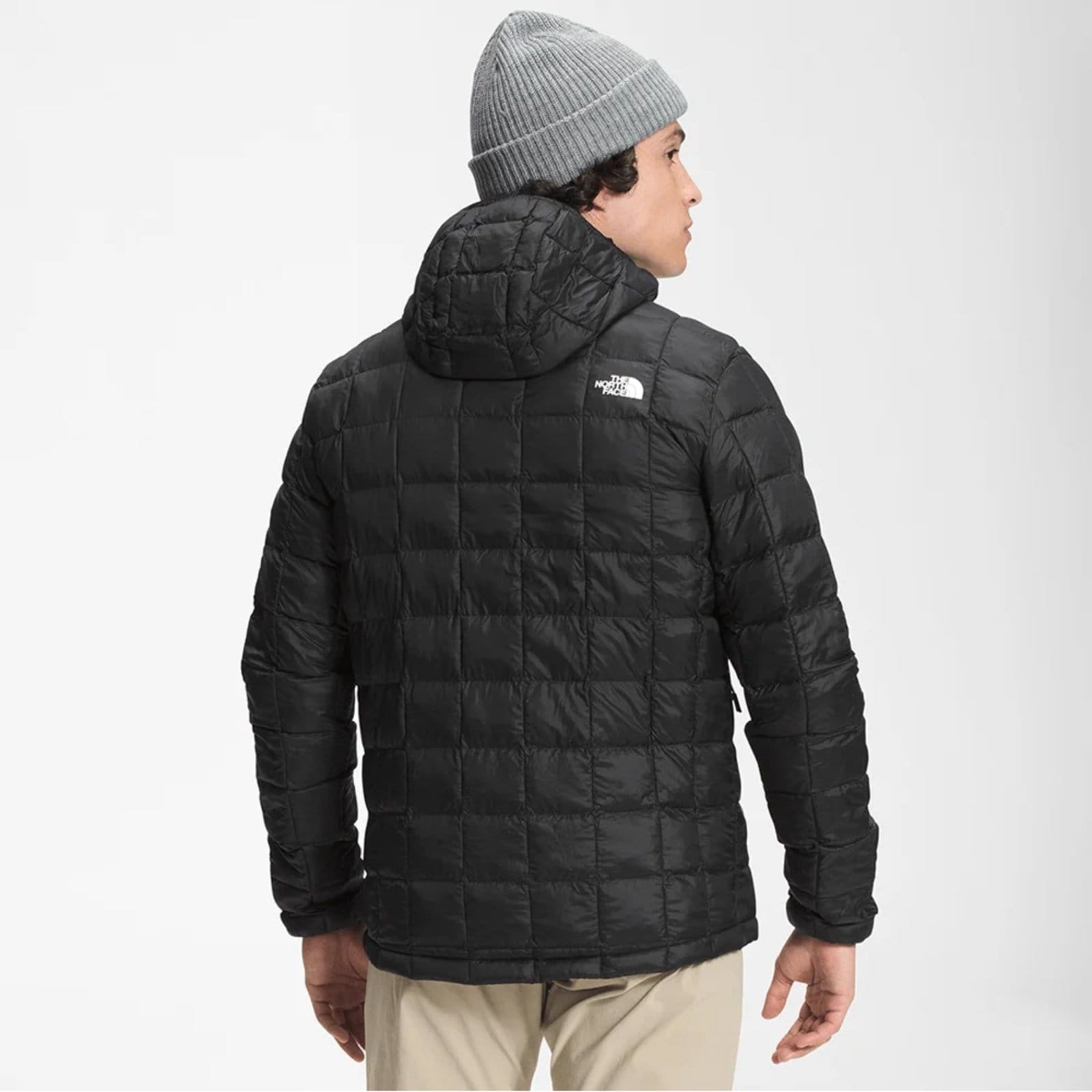 Vista 2 Jaqueta The North Face Thermoball Eco Hoodie Masculino The North Face preto