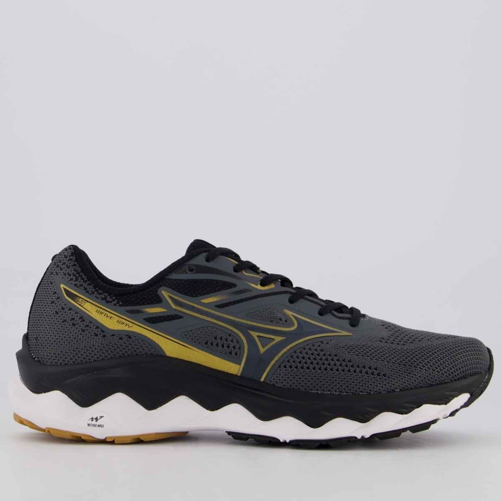 Tênis Mizuno Wave Way 5 Escuro