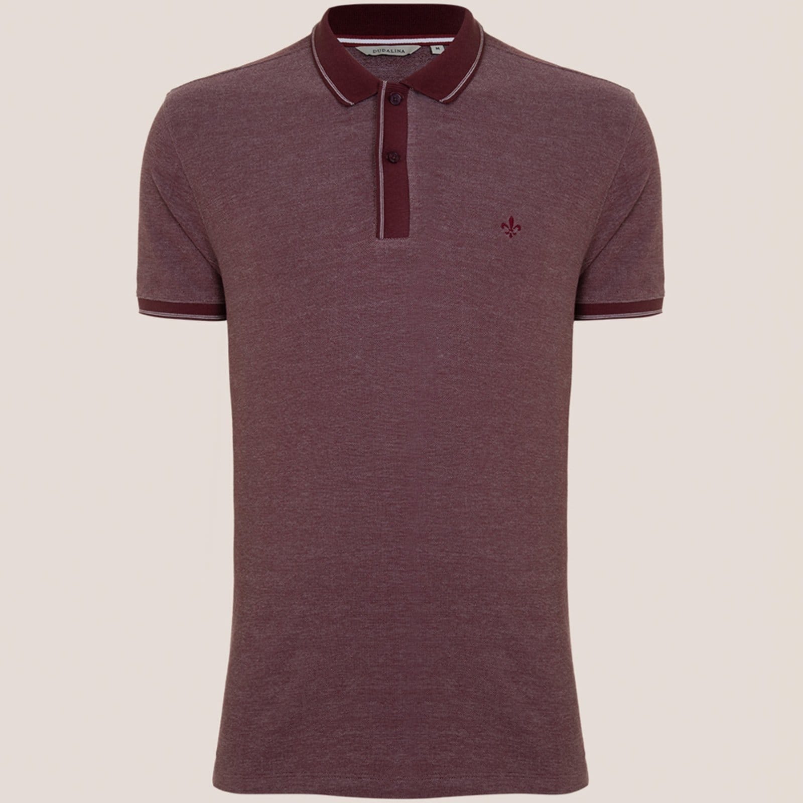 Camisa Polo Dudalina Binada Retilínea Ou25 Masculino