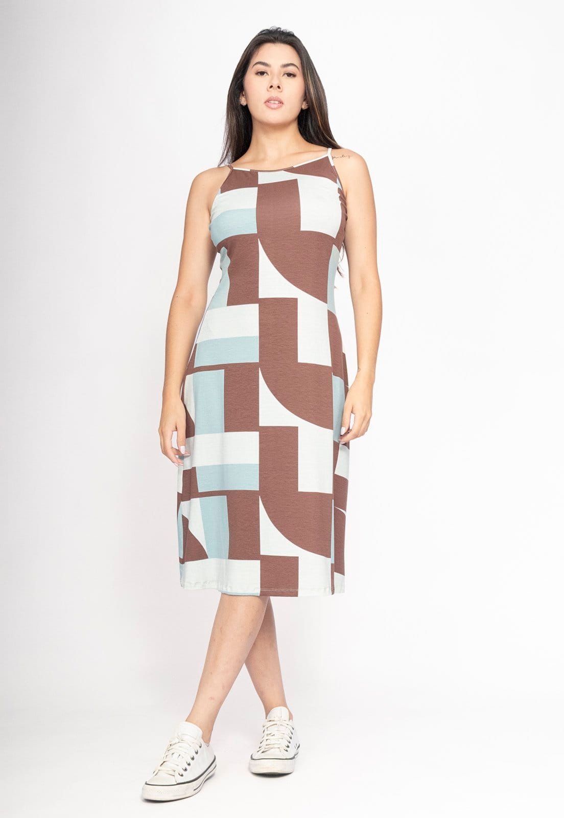 Vestido CabanaFree Aimara Curto Trapézio Malha Santa Rosa do Tocantins