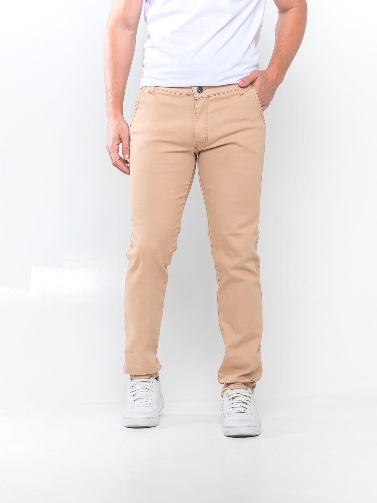 Calça Sarja Masculina Kovali Casual Premium Com Elastano Confortável Bolso-Faca