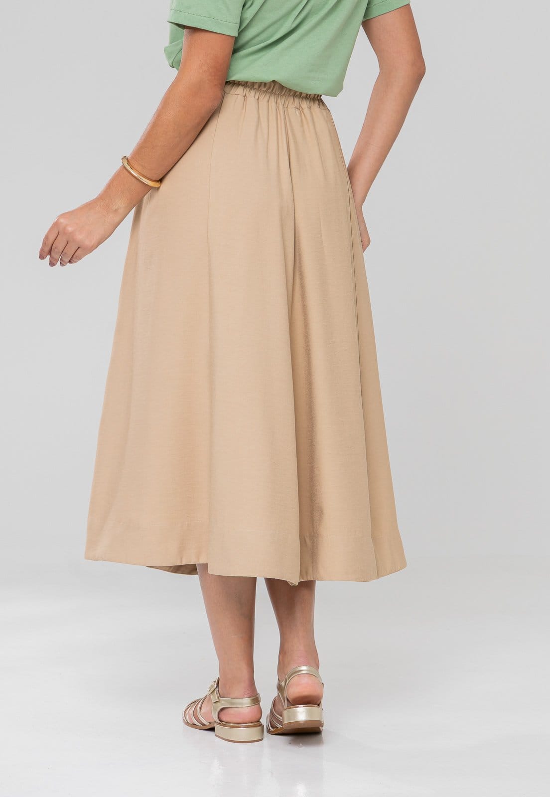 Vista 2 Saia Aura Jade Marrant Aura bege