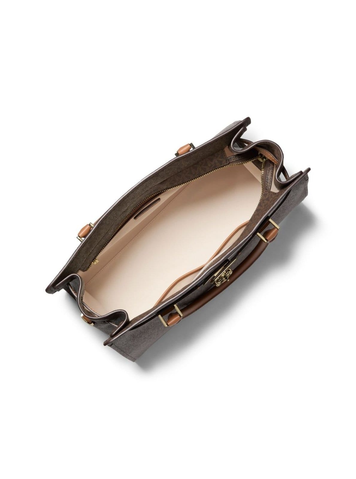 Vista 2 Bolsa Tiracolo Hamilton Moderne Logo Grande 30F5GNXS3B252 Michael Kors marrom