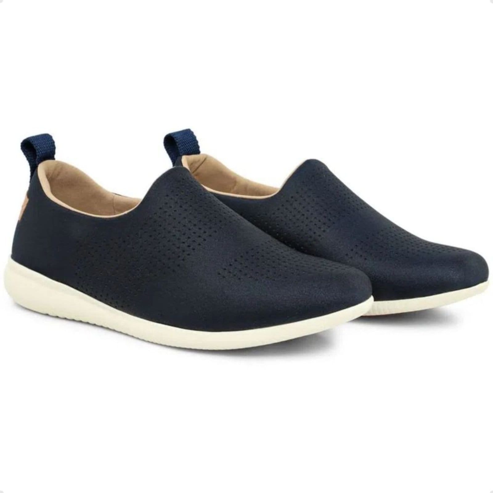 Vista 2 Tênis Moda Feminino Usaflex Slip On Usaflex azul