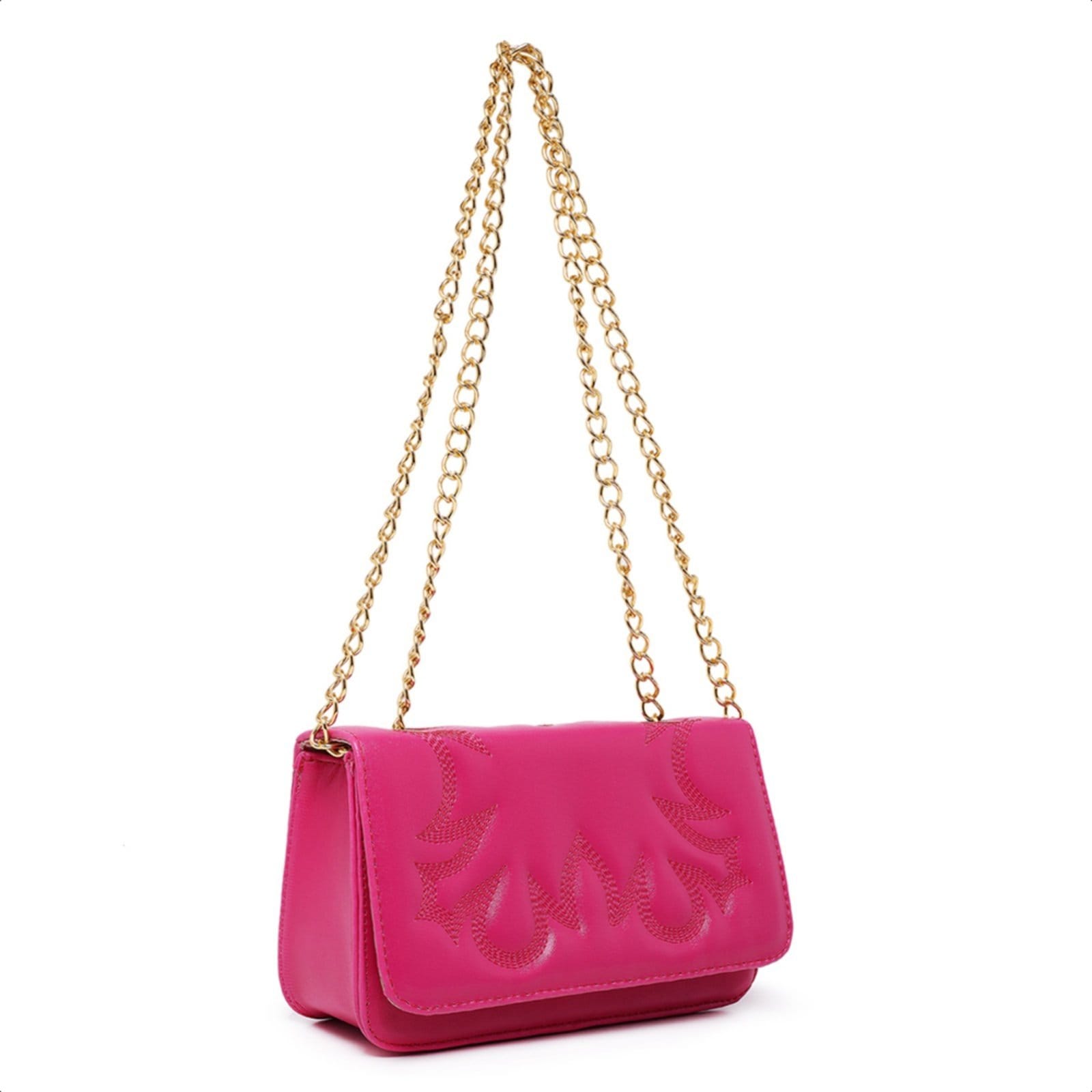 Vista 2 Bolsa Pequena Clutch Feminina Western Country Carmelo Shoes Festa Rodeio Festival CARMELO SHOES pink