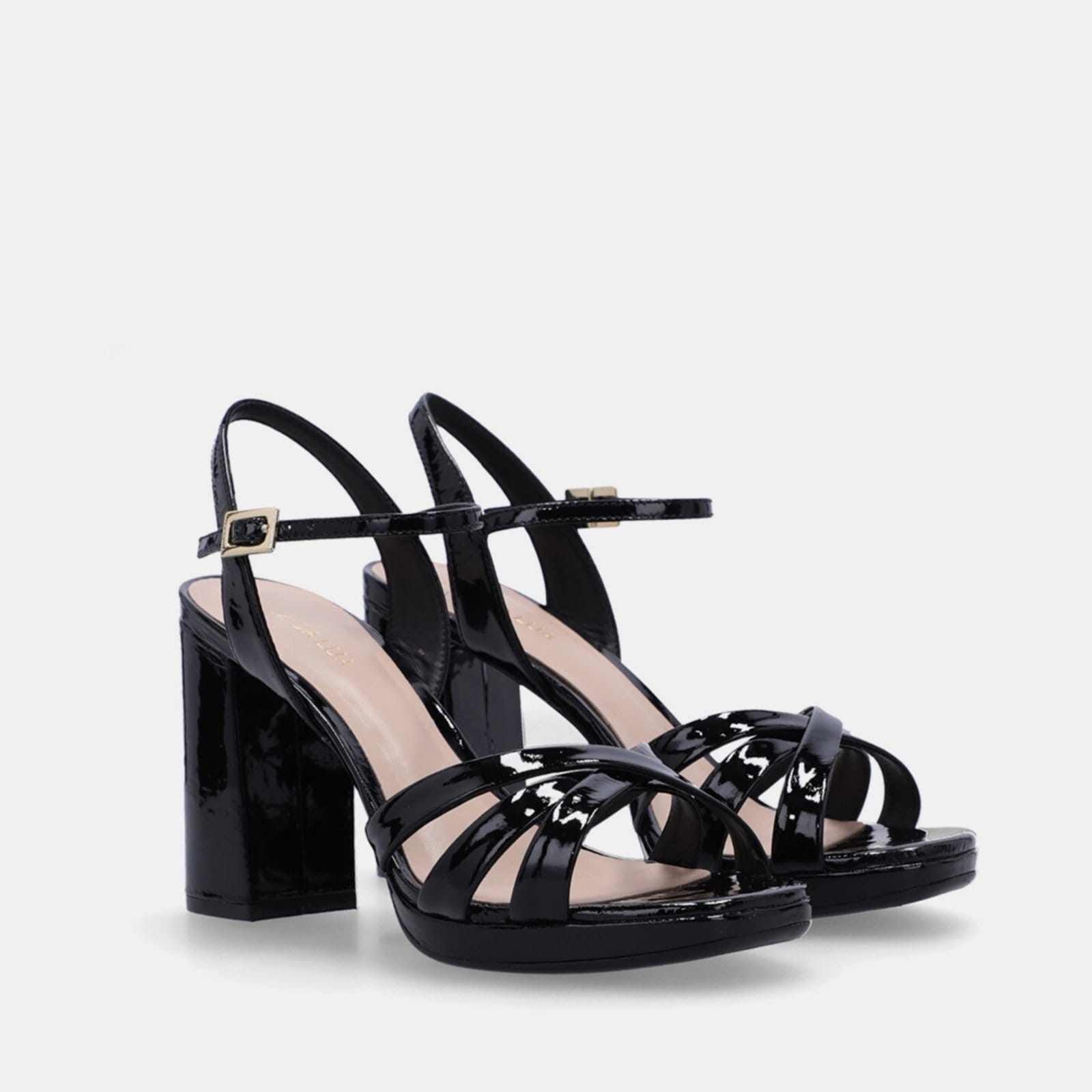 Vista 2 Sandália Plataforma - 56730002 Luz Da Lua Luz Da Lua preto