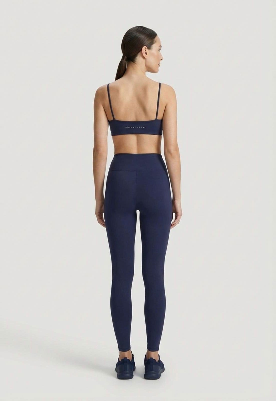 Vista 2 Conjunto Feminino Colcci Sport Top e Calça Colcci Sport azul marinho