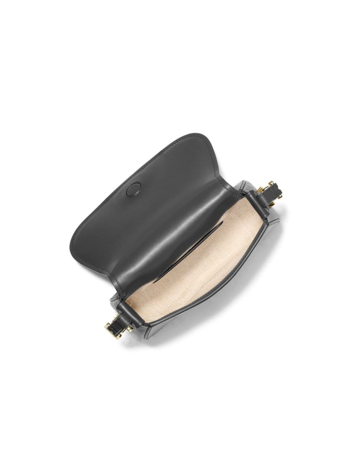 Vista 2 Bolsa Transversal Lydia Pequena Em Couro 32S5GL0C1L001 Michael Kors preto