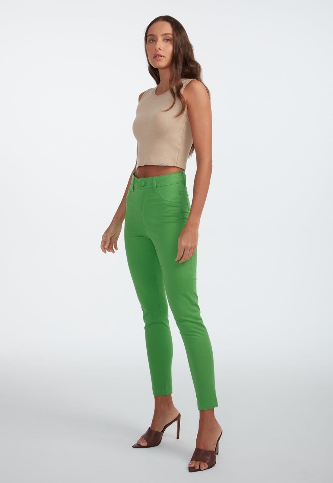 Calça Sarja Traymon Algodão Egípcio Bandeira