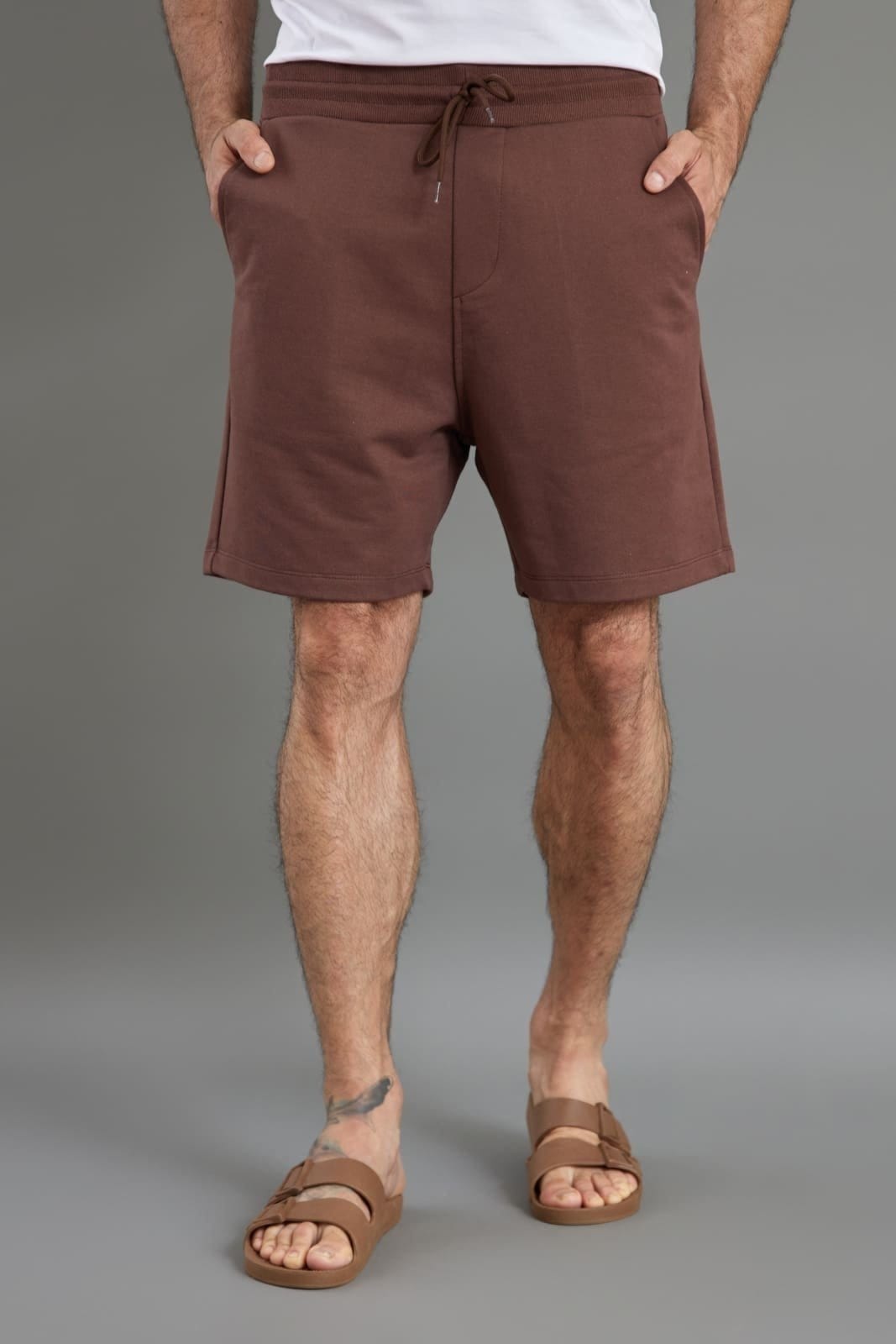 Bermuda Moletom Masculina Com Elástico e Cordão Dialogo Cafe