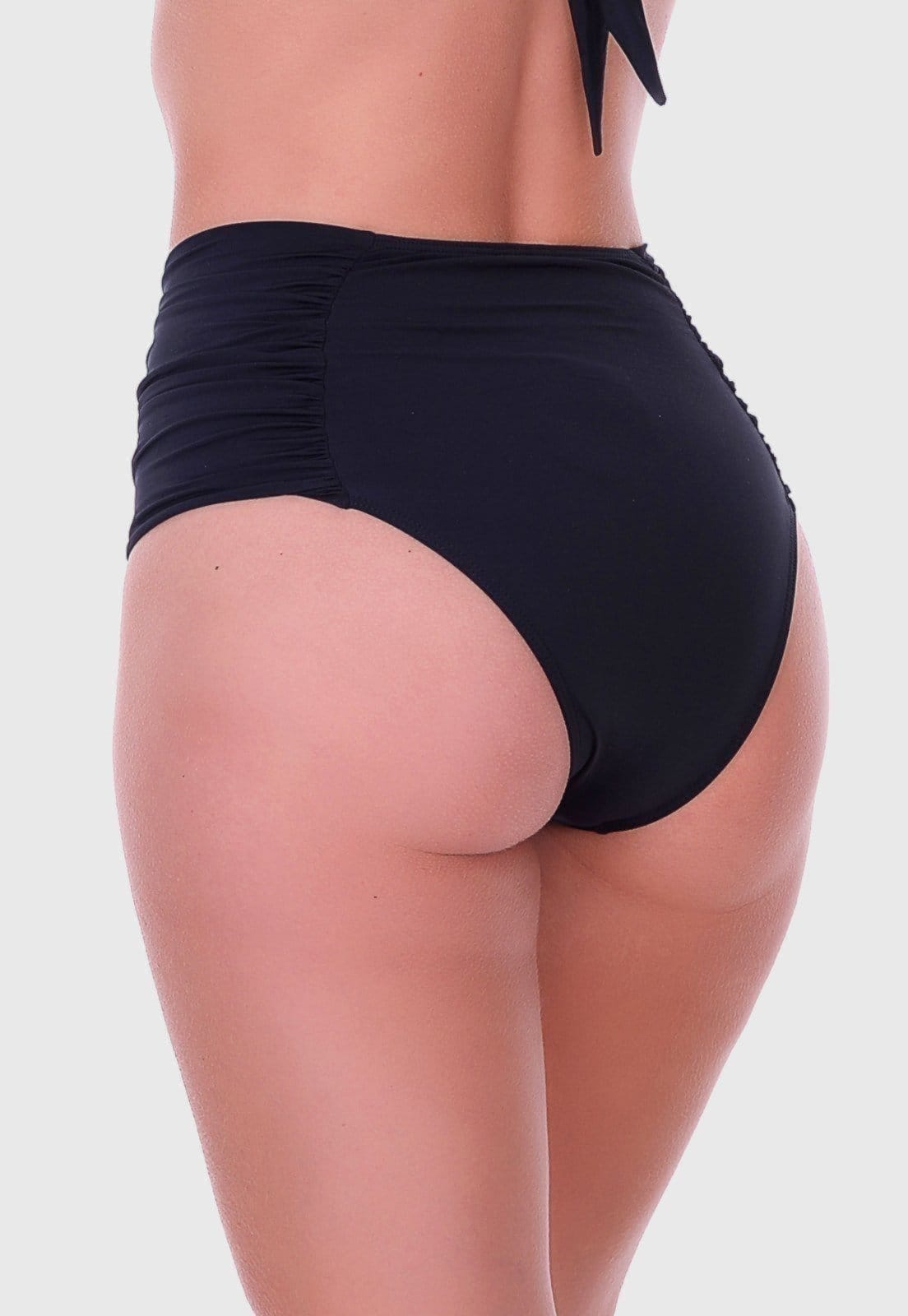 Vista 2 Calcinha Summer Soul Hot Pants Franzido Summer Soul preto