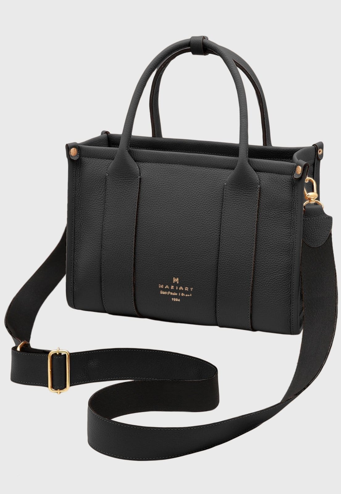 Bolsa Transversal Couro Mariart Acácia Preta