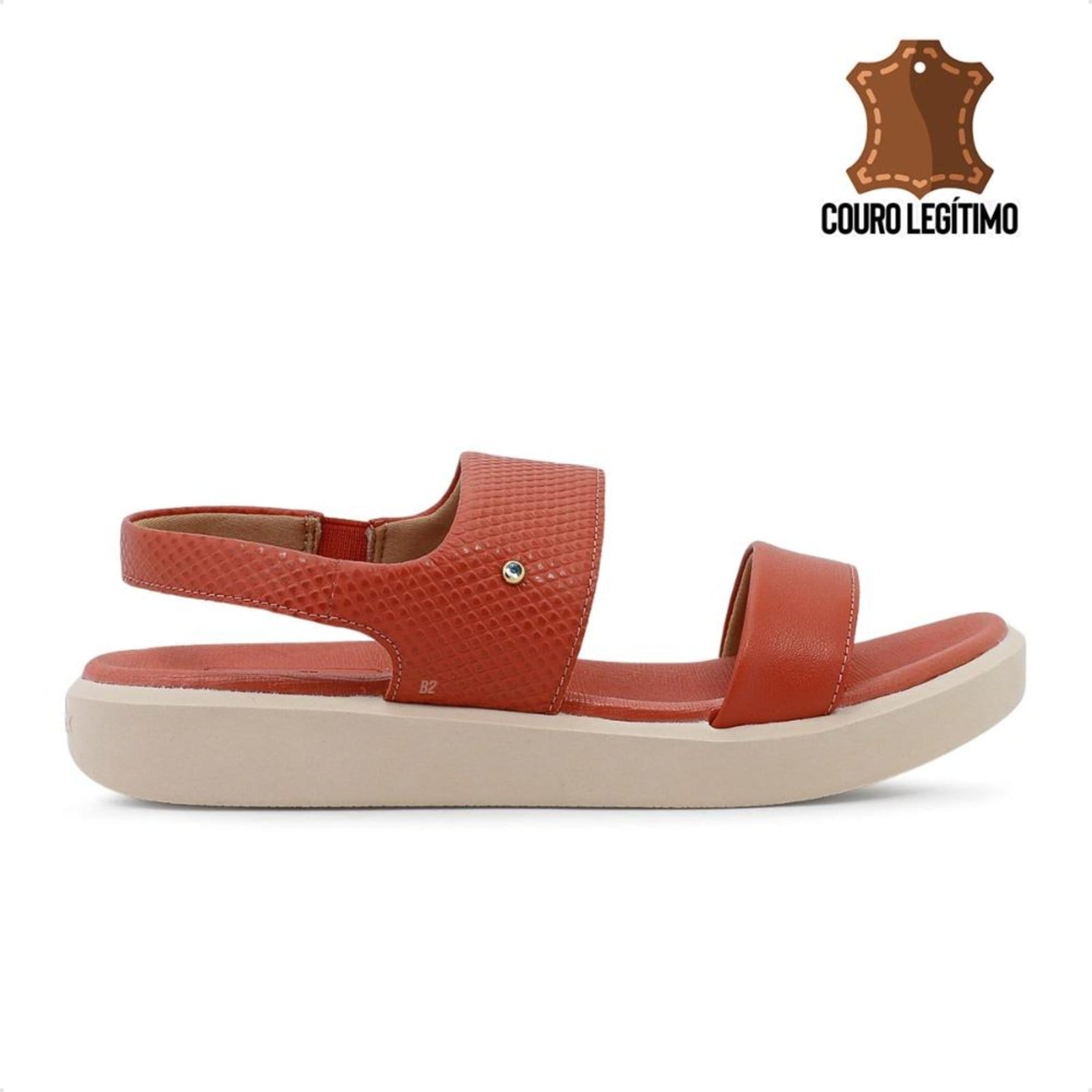 Vista principal Sandália Usaflex Tiras Feminina Usaflex rosa