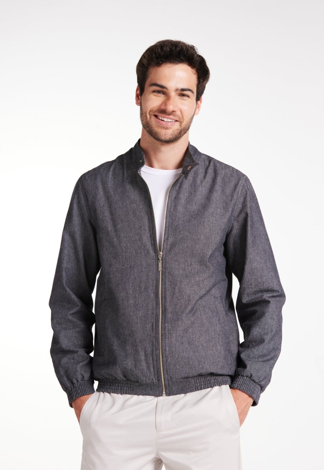 Jaqueta Casual Gola Alta Traymon Mescla