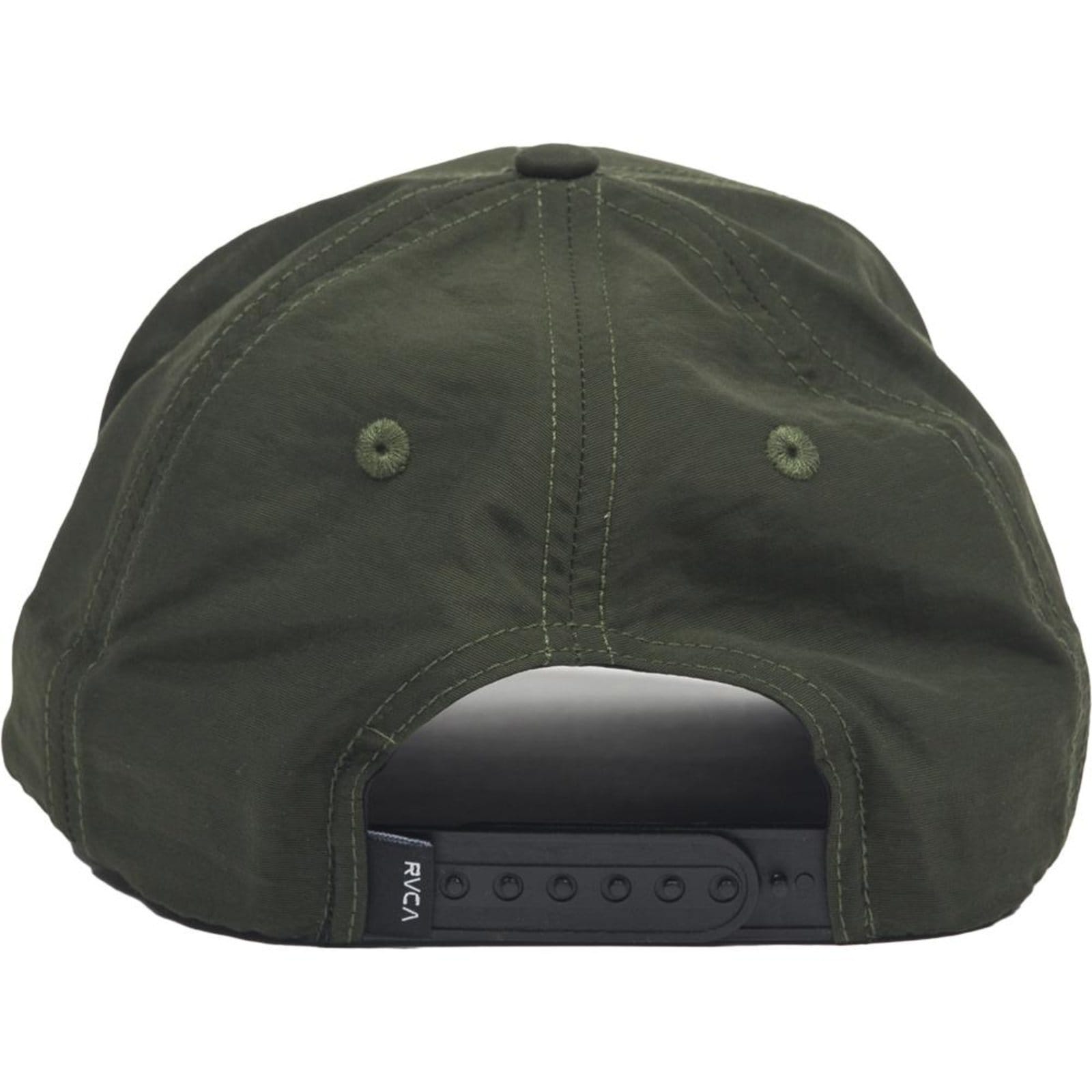 Vista 2 Boné RVCA Aba Curva Earth Corp Snapback SM24 Militar RVCA verde