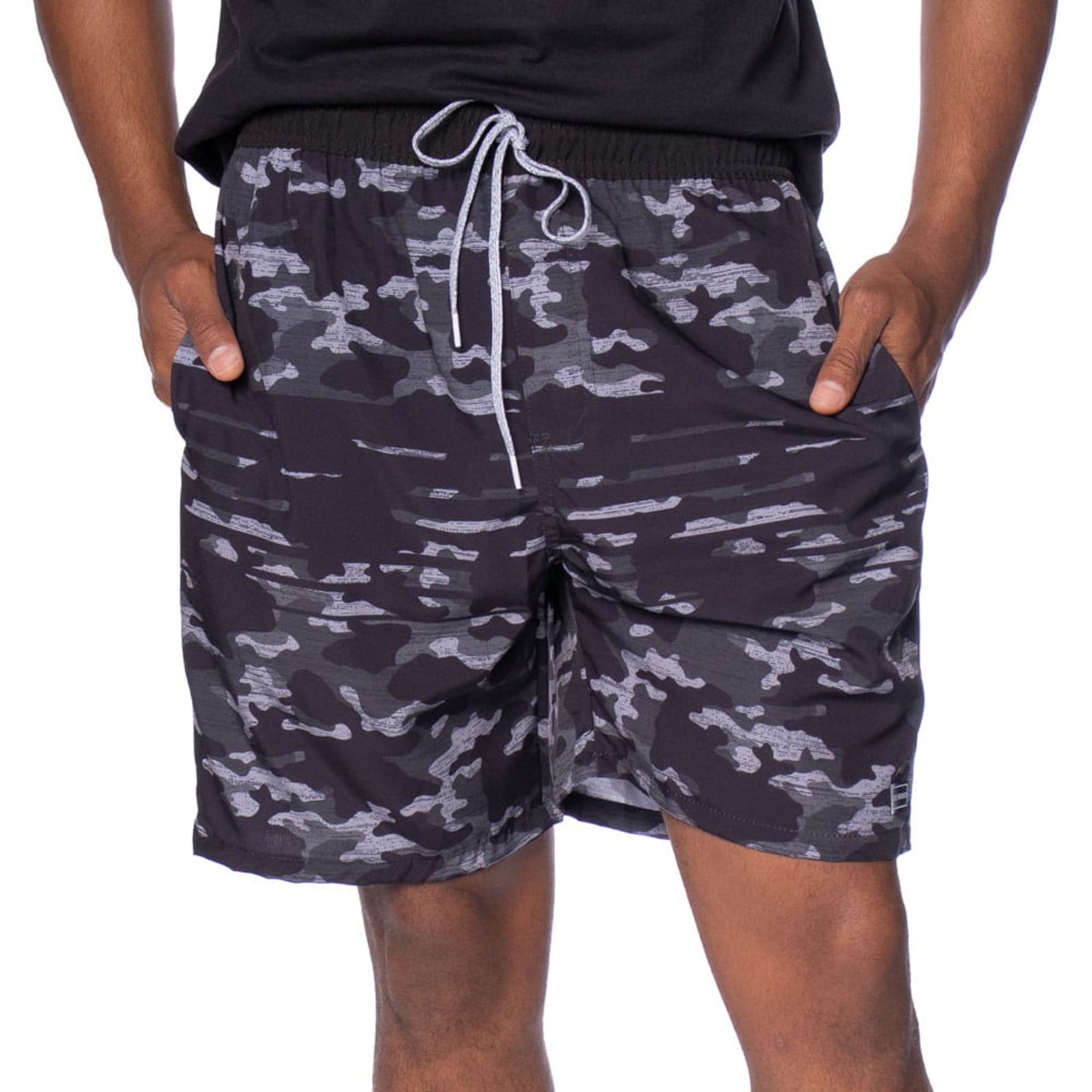 Short Masculino Nicoboco Estampa Militar Preto/verde