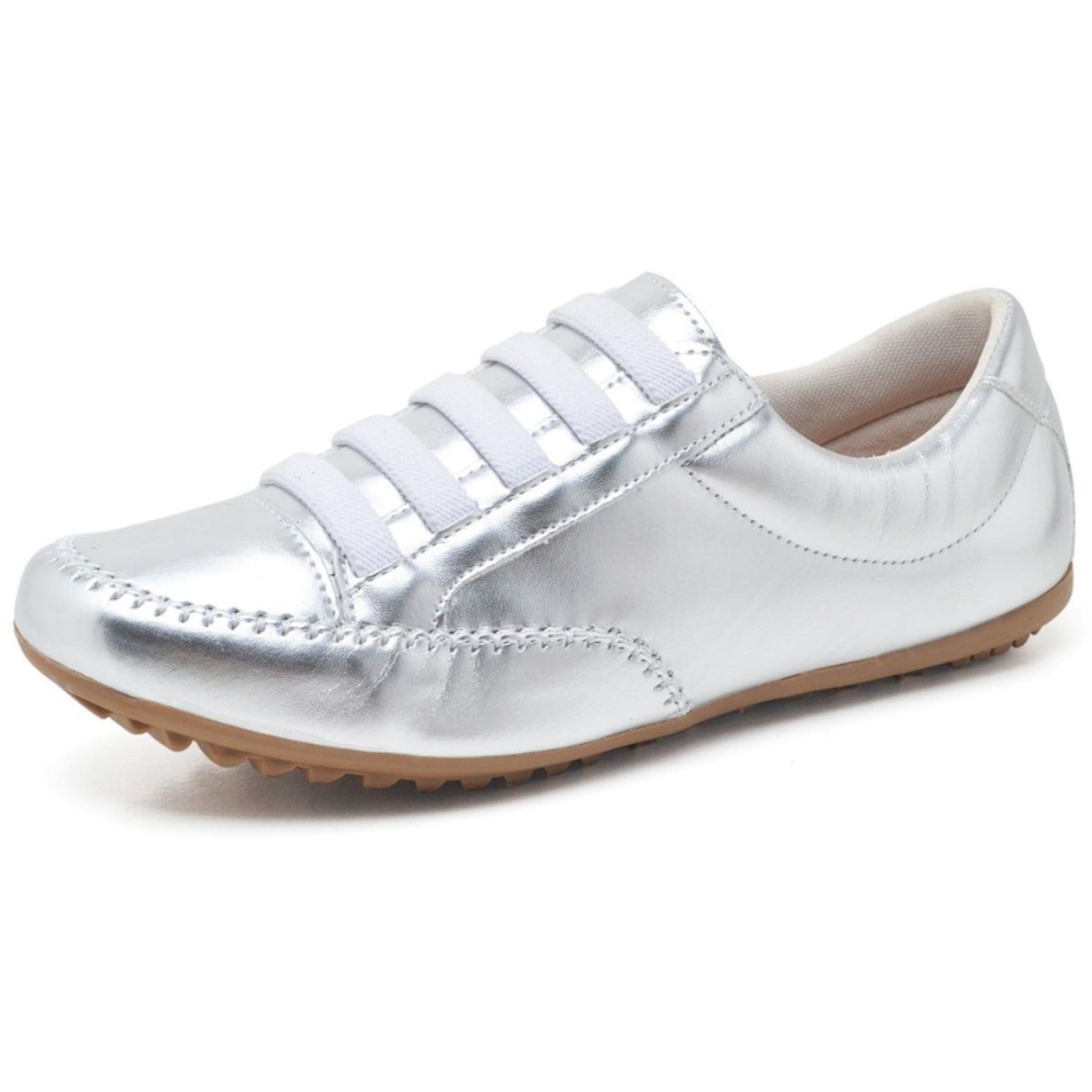 Tênis Feminino Metalizado Confort