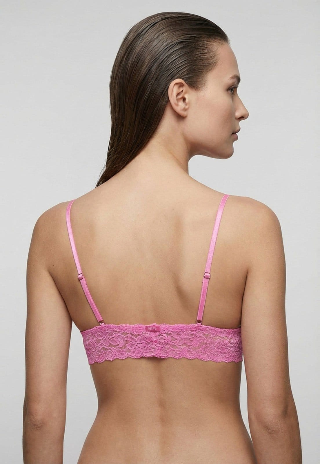 Vista 2 Sutiã Top Triângulo Hope Renda Bojo Removível Hope rosa