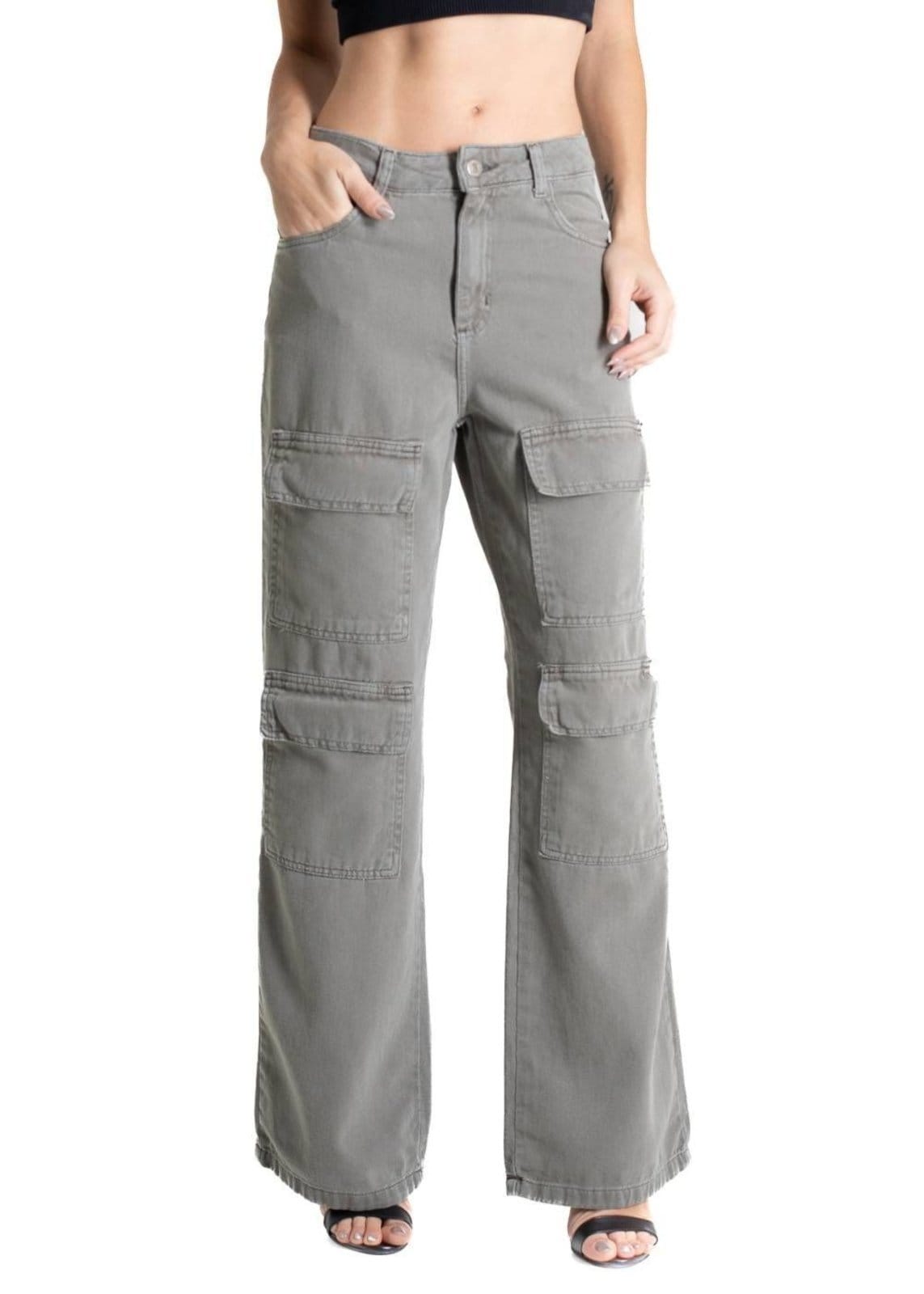 Calça Sarja Sawary Wide Leg - 281087