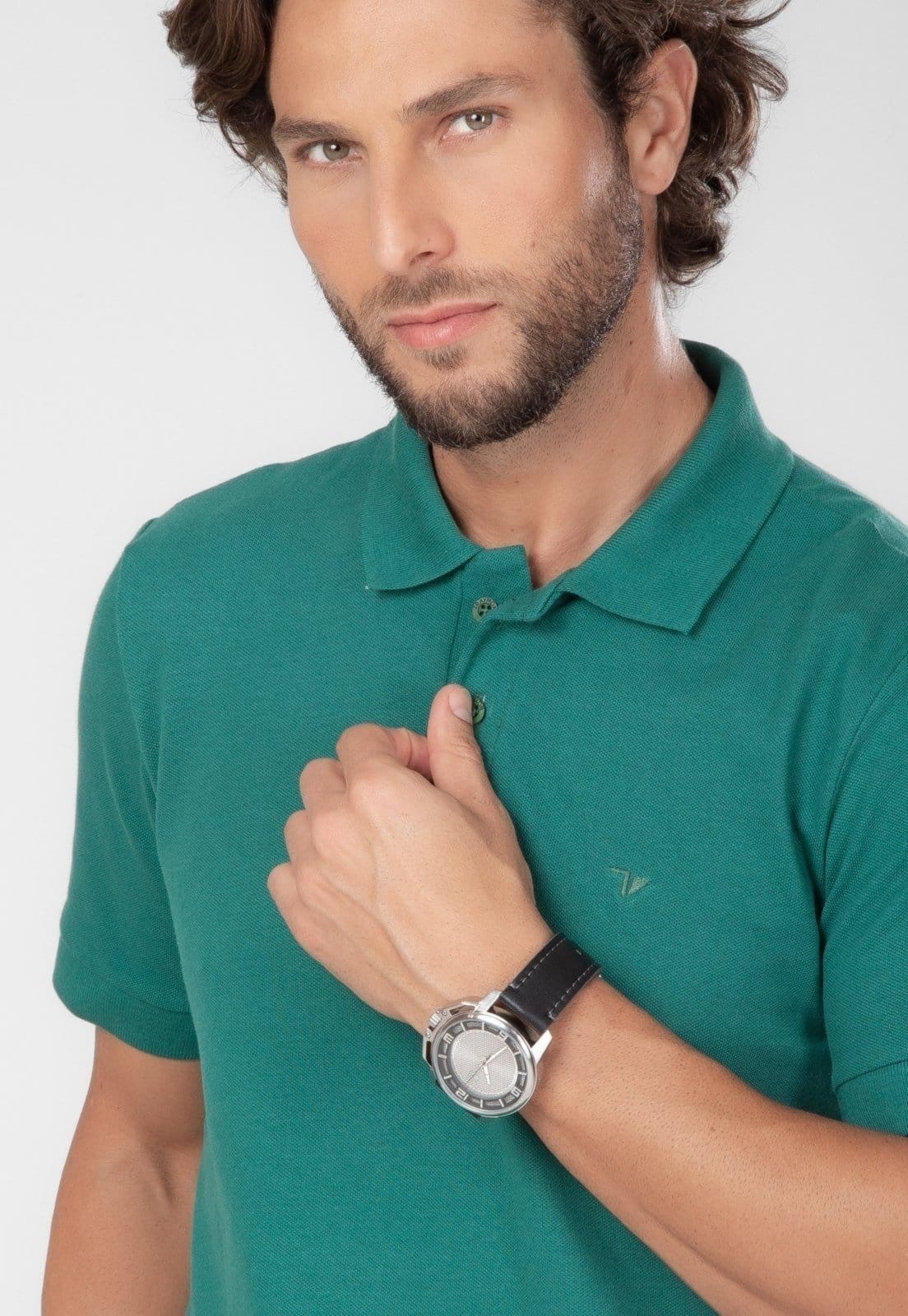 Polo Traymon Piquet Slim Com Elastano