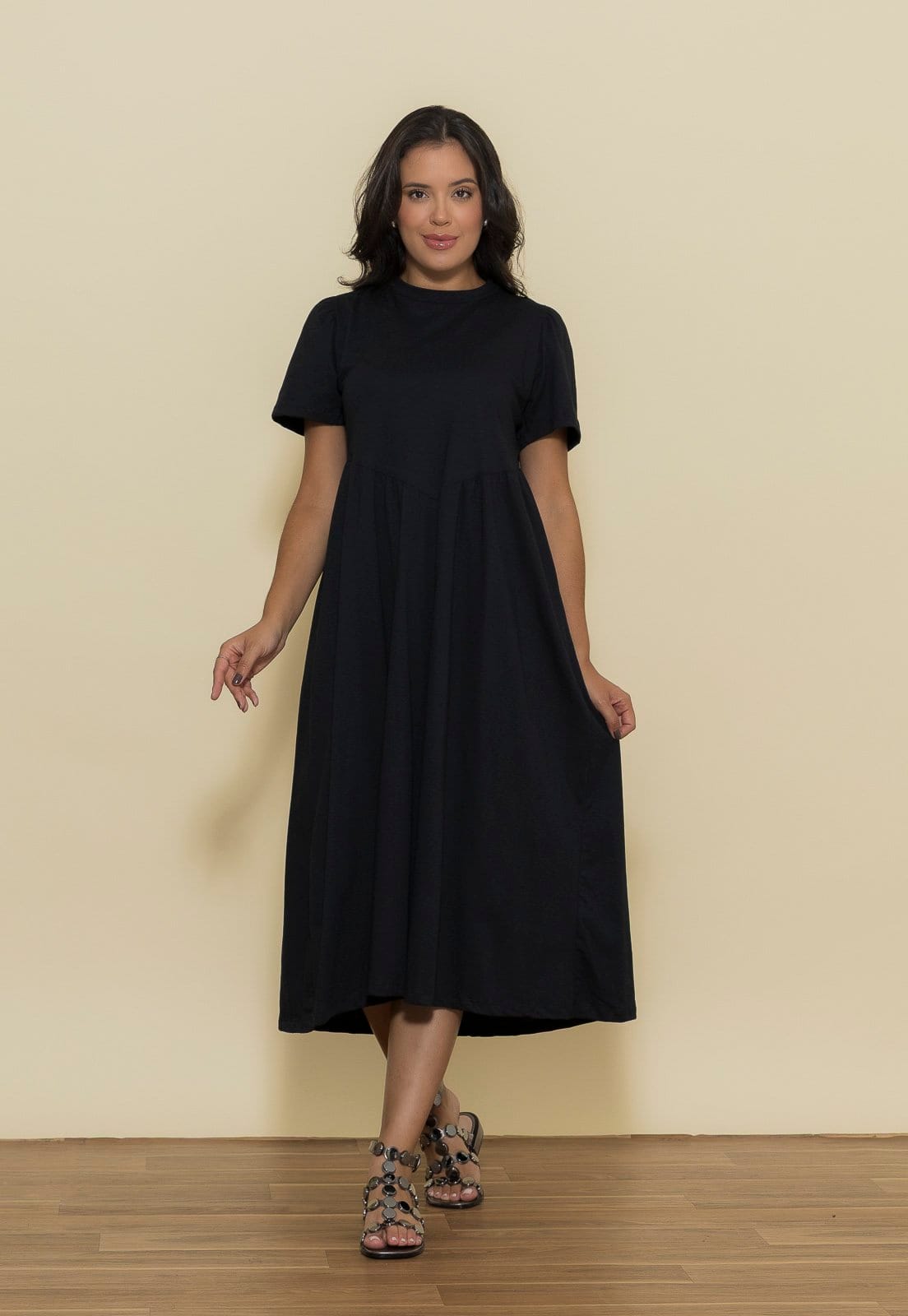 Vestido Aura Audrey Malha Lisa