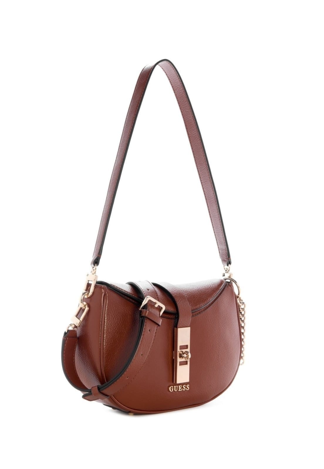 Vista 2 Bolsa Guess Brooke Shoulder Bag Guess marrom