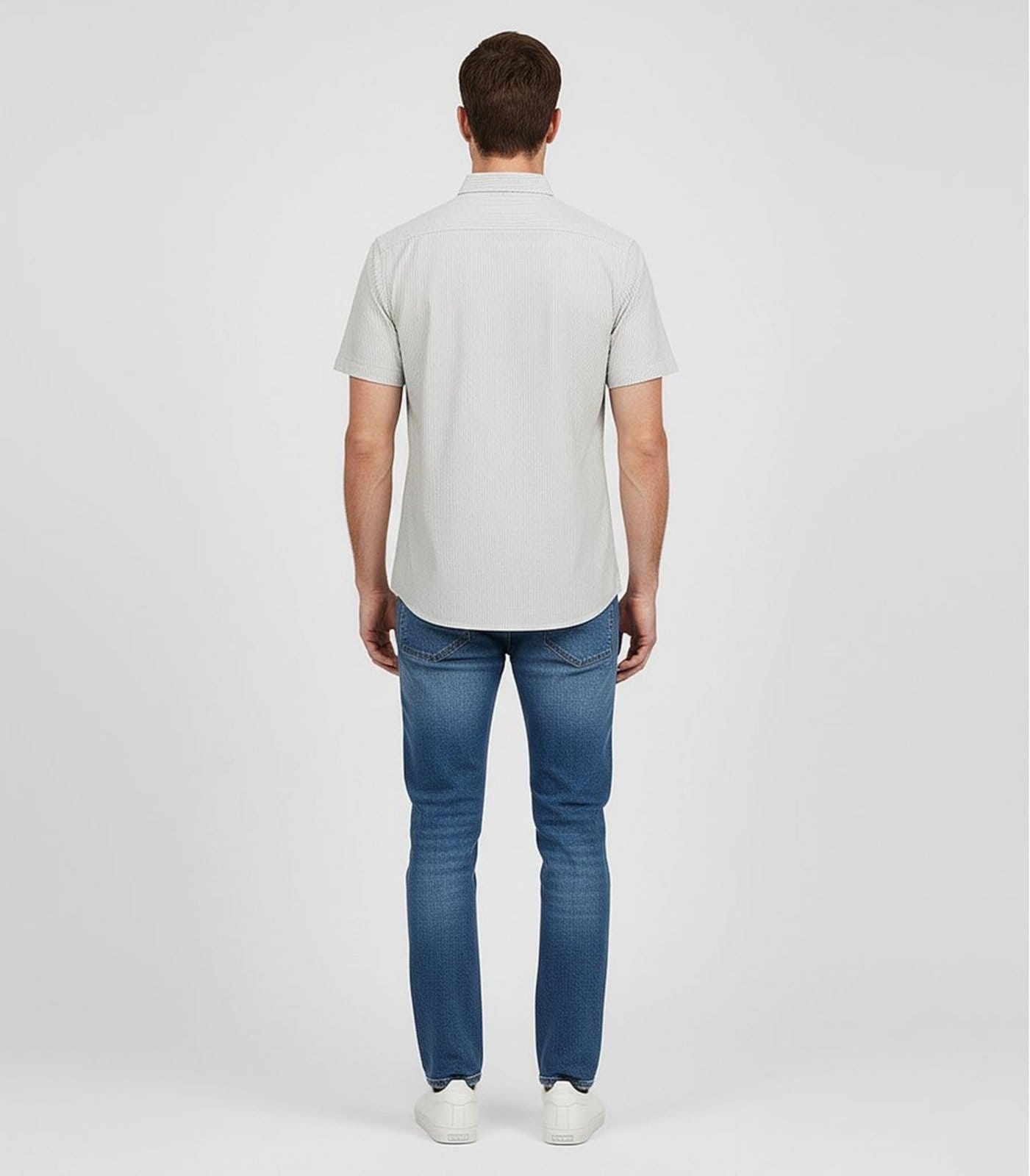 Vista 2 Camisa Masculina Diametro Diametro verde