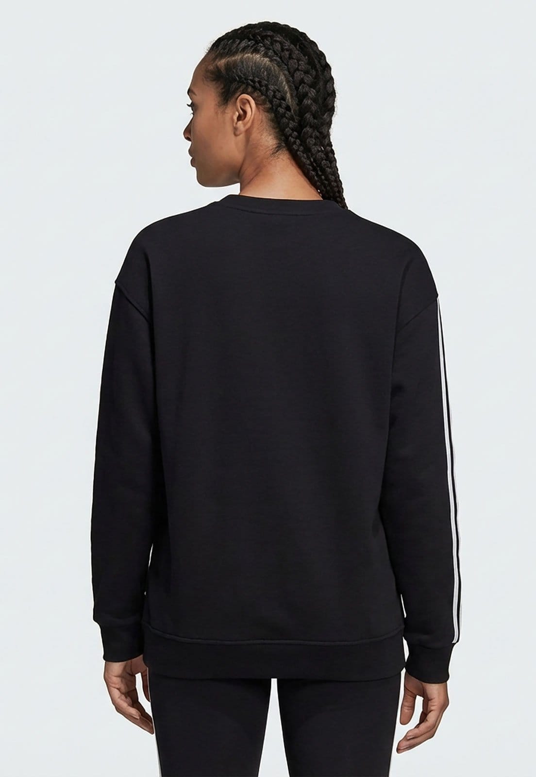 Vista 2 Blusa de Moletom Feminina adidas Originals Branding Preta adidas Originals preto