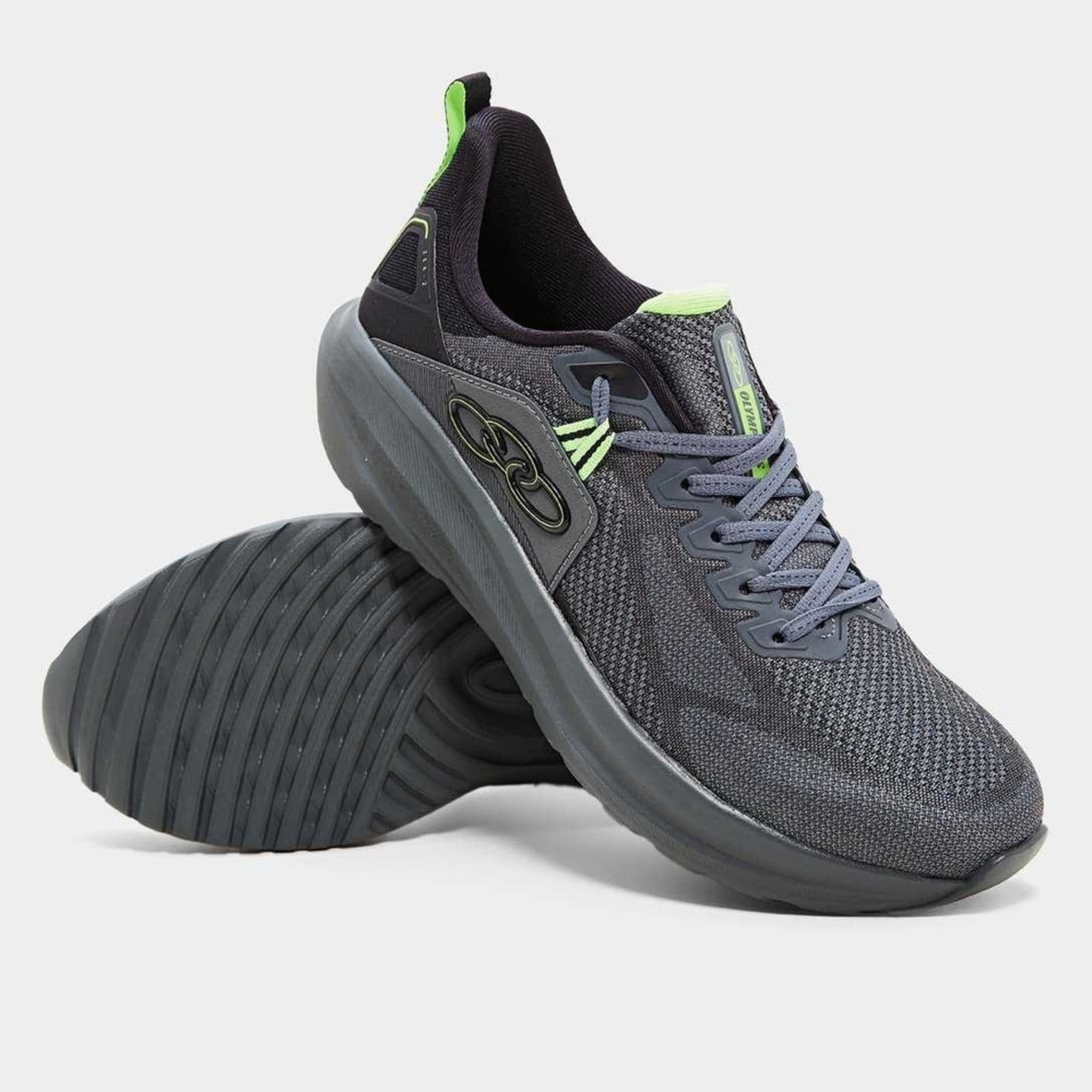 Vista 2 Tênis Masculino Olympikus Zex 2 OLYMPIKUS cinza