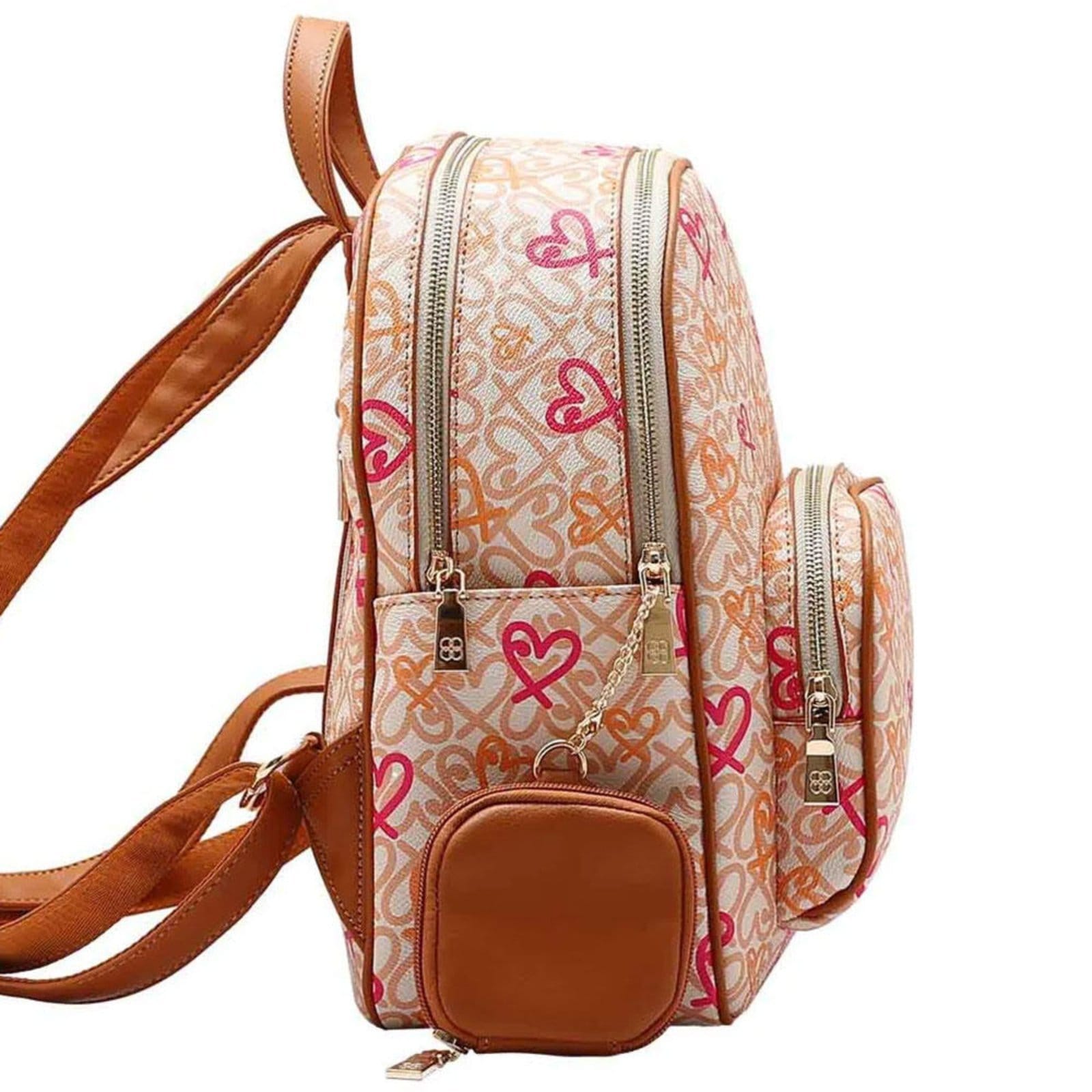 Vista 2 Mochila Feminina Chenson Cg84987 1824987 Chenson bege