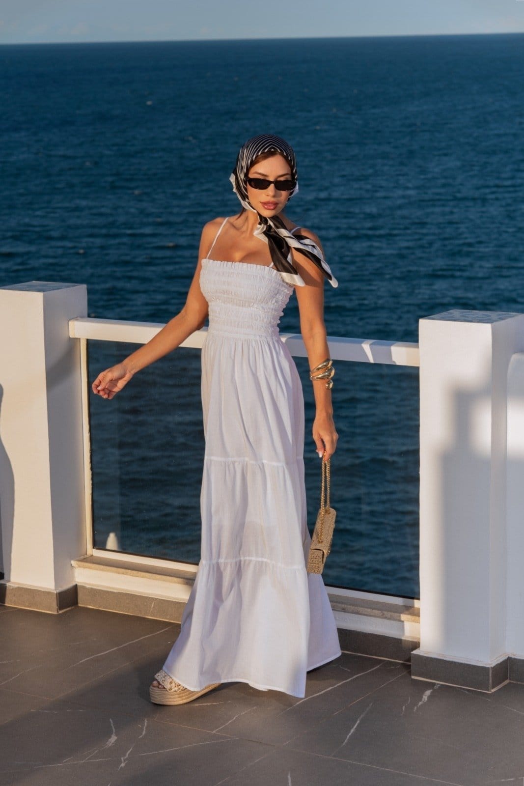 Vestido Longo Feminino Três Marias com Alça Removível Lemier Collection