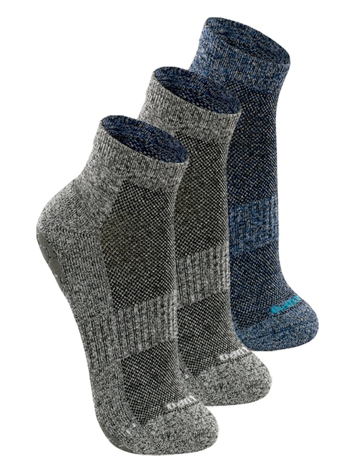 Kit com 3 Pares de Meias Antiderrapante Pilates Lupo