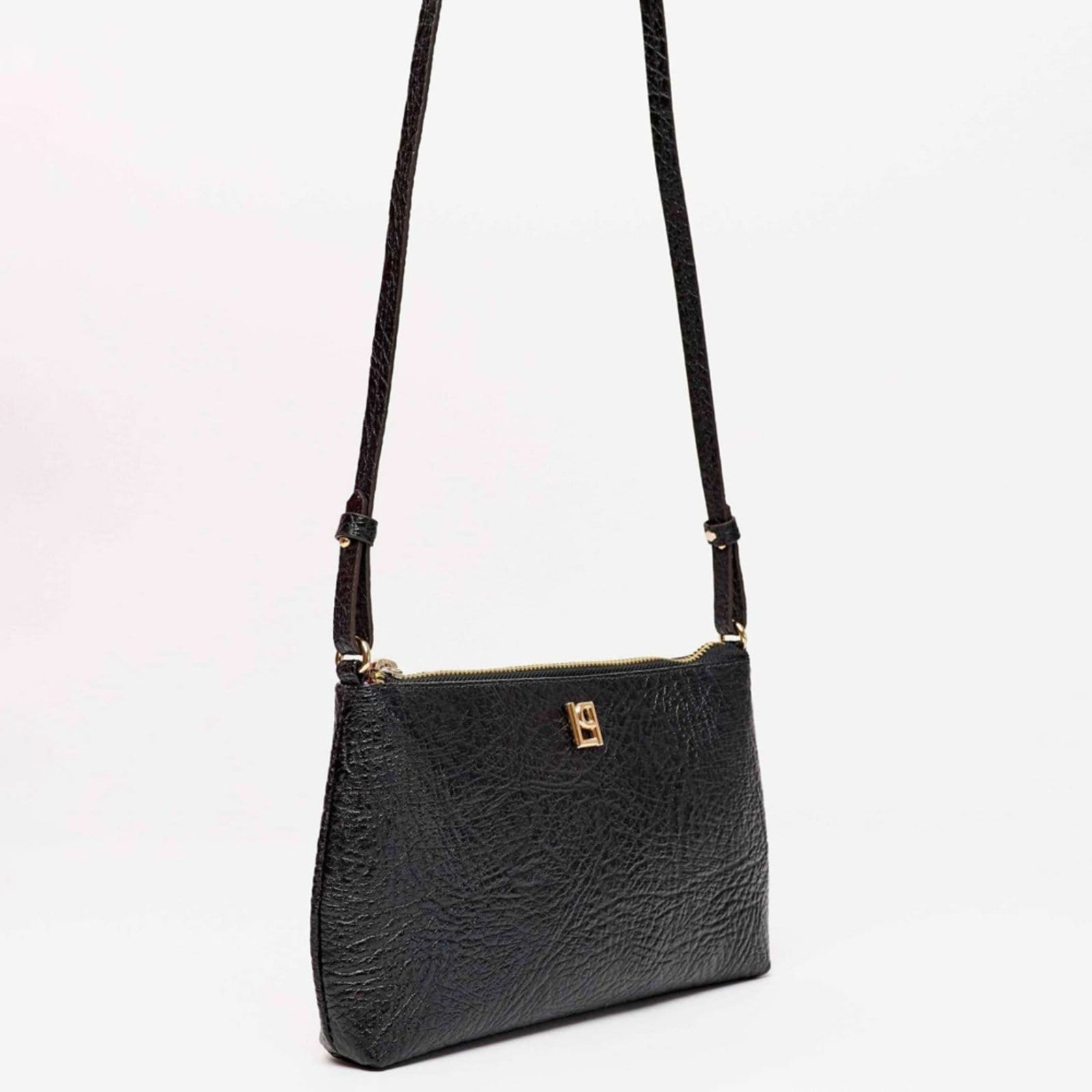 Vista principal Bolsa Crossbody Lança Perfume Slim Pr26 Feminino Lança Perfume preto