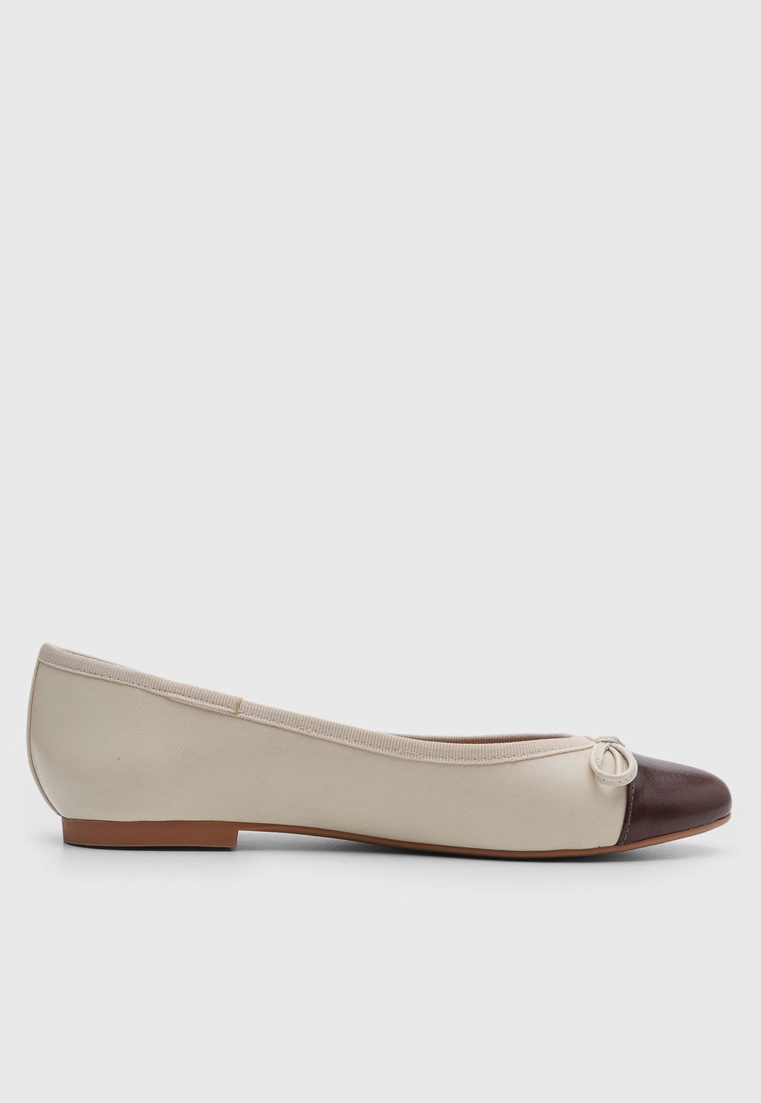 Vista 2 Sapatilha Feminina Santa Lolla Bico Redondo Off-white Santa Lolla off-white white