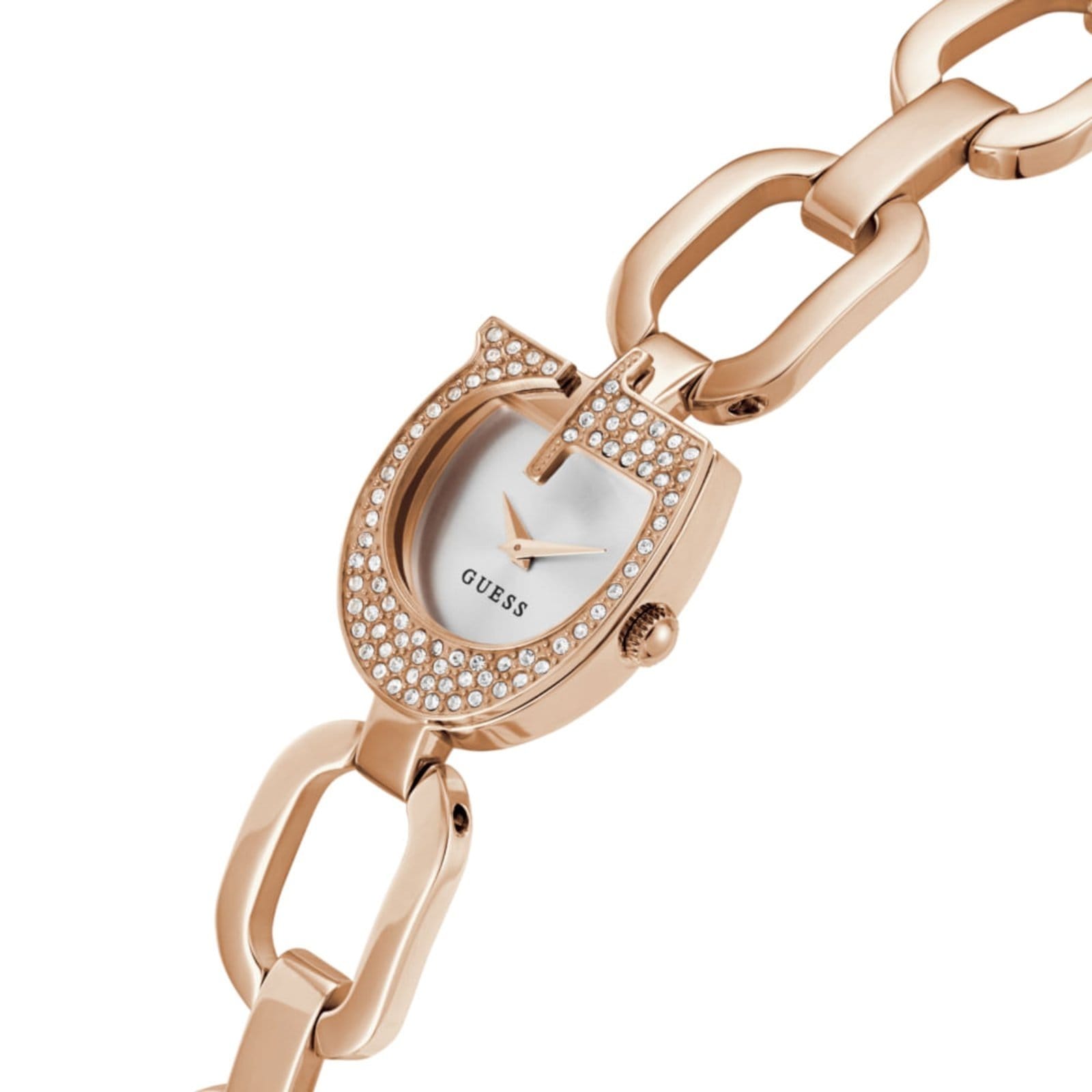 Vista 2 Relógio Guess Feminino Corrente Cristais Rosé Guess rosa rosé