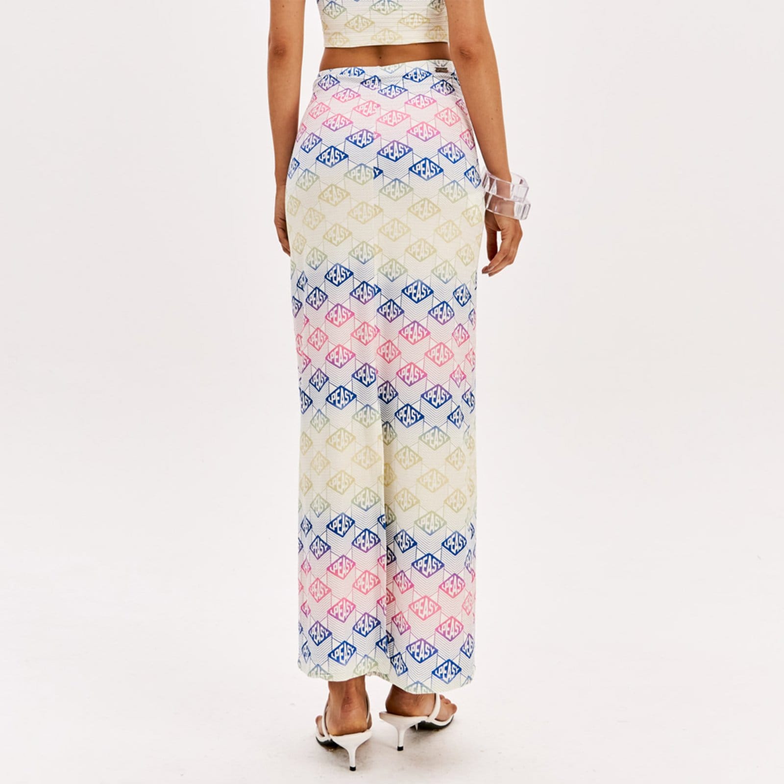 Vista 2 Saia Super Mid Easy Lança Perfume High Pr26 Feminino Easy Lança perfume rosa